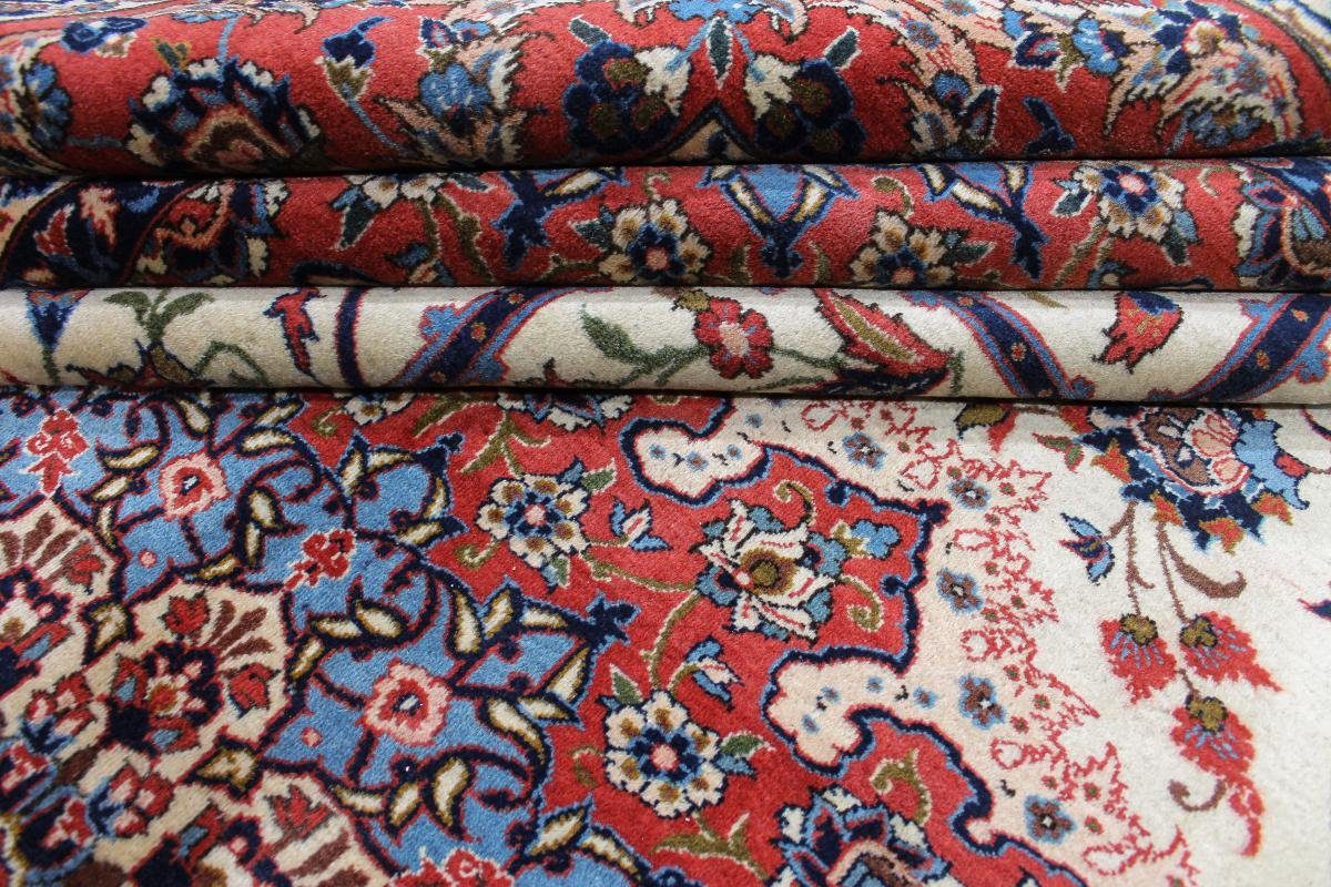Orientteppich Isfahan Alt Seidenkette 318x397 Orientteppich, Höhe: rechteckig, Trading, 8 Nain Handgeknüpfter mm