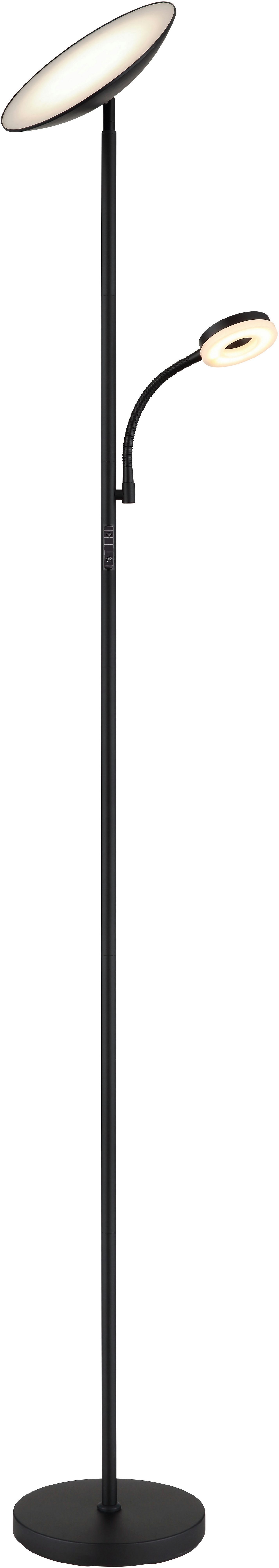 GLOBO LIGHTING LED Stehlampe SKOPO, Dimmfunktion, mehrere Helligkeitsstufen, LED fest integriert, Stehleuchte/Wohnzimmer/Schlafzimmer/Flur