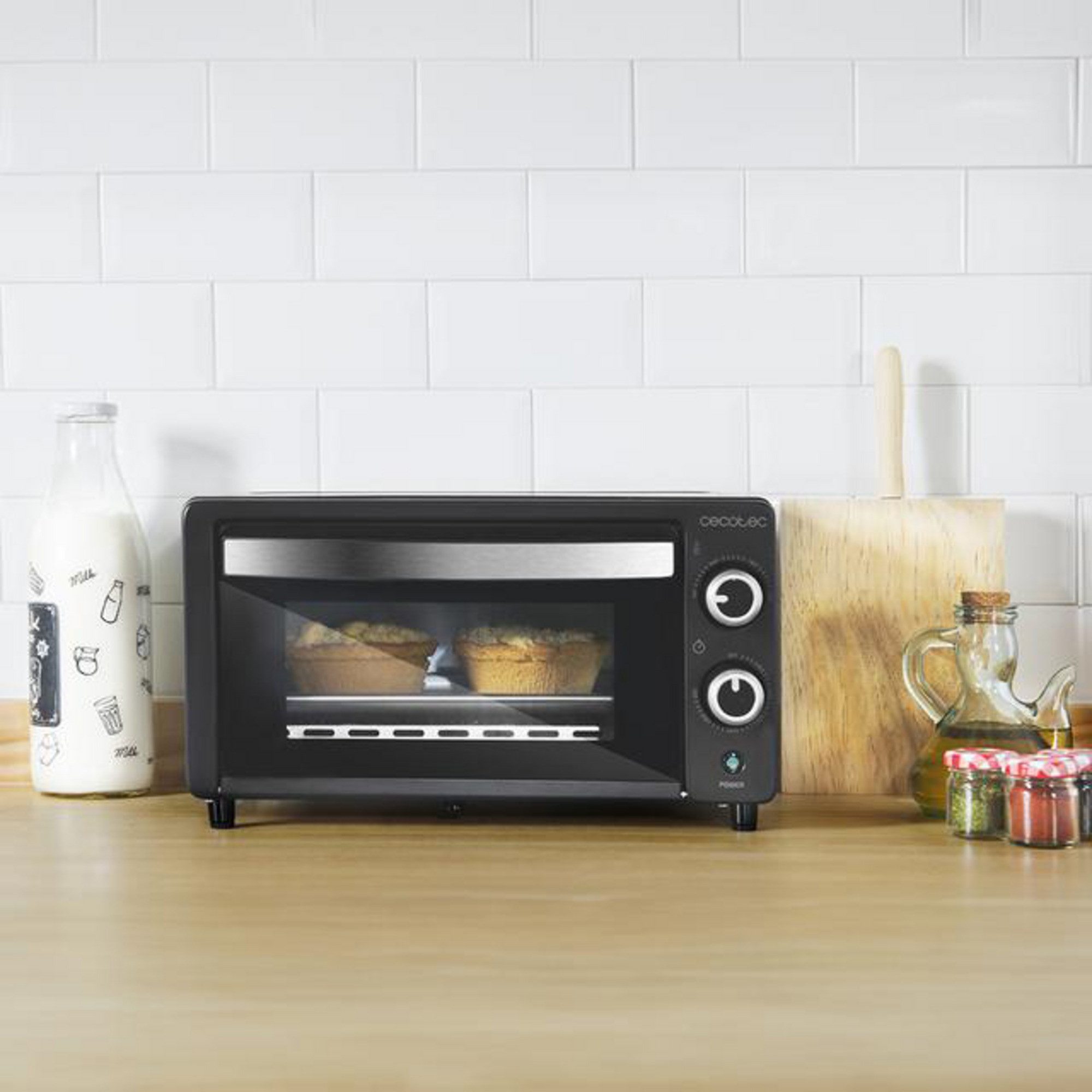 Cecotec Minibackofen Cecotec Tischbackofen Bake&Toast 1090