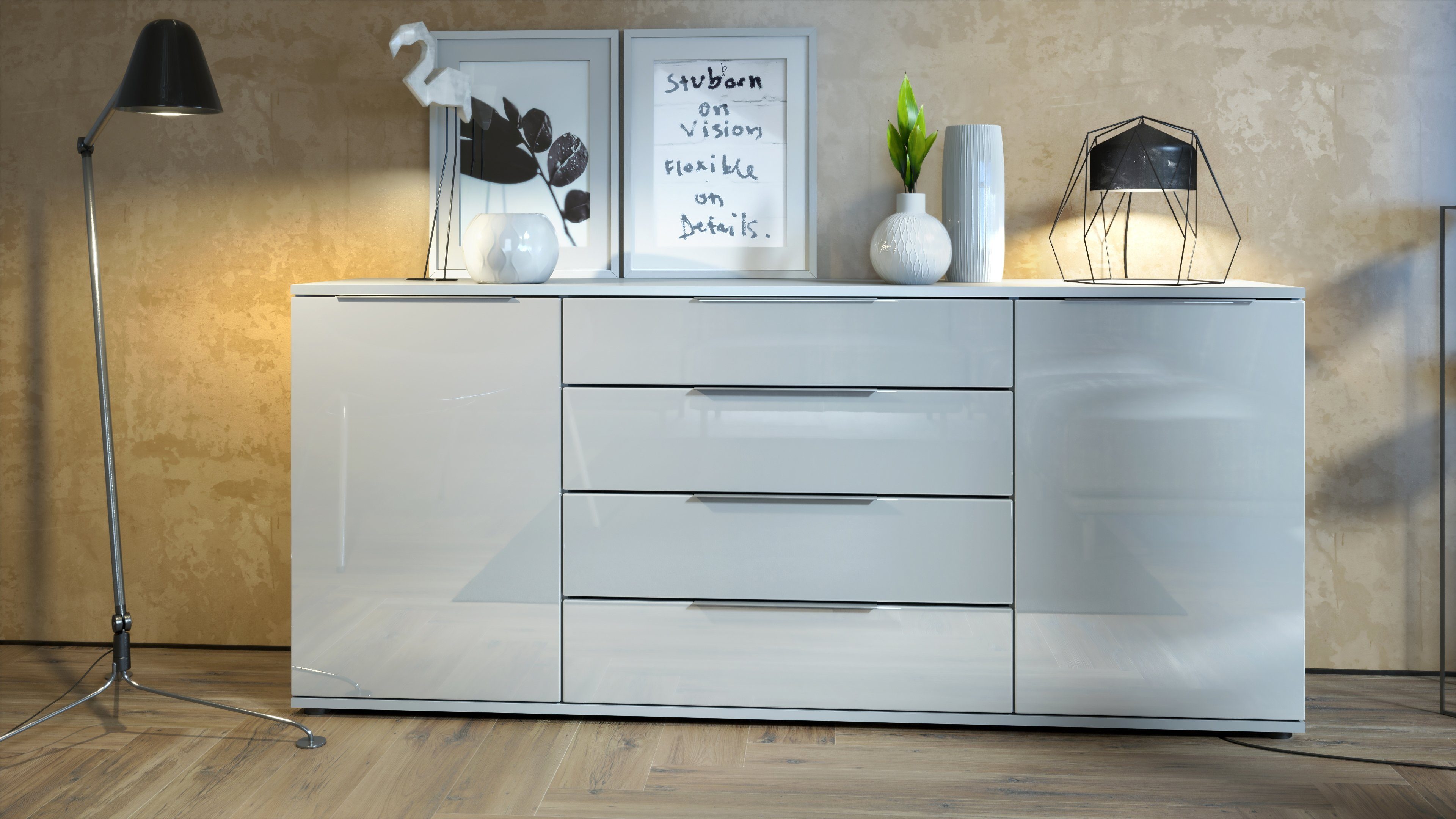 Vladon Sideboard Linio V2 (Anrichte, mit günstig online kaufen