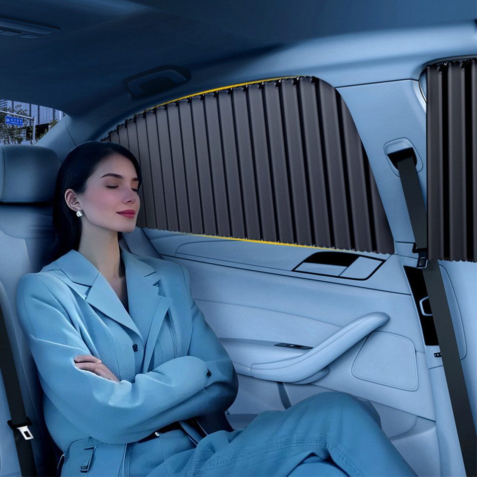 Coonoor Autosonnenschutz 4-teiliges Autosonnenschutzset, Auto-Schiebesonnen günstig online kaufen