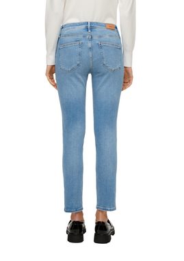 s.Oliver 7/8-Jeans Cropped-Jeans / Slim Fit / Mid Rise / Slim Leg Waschung