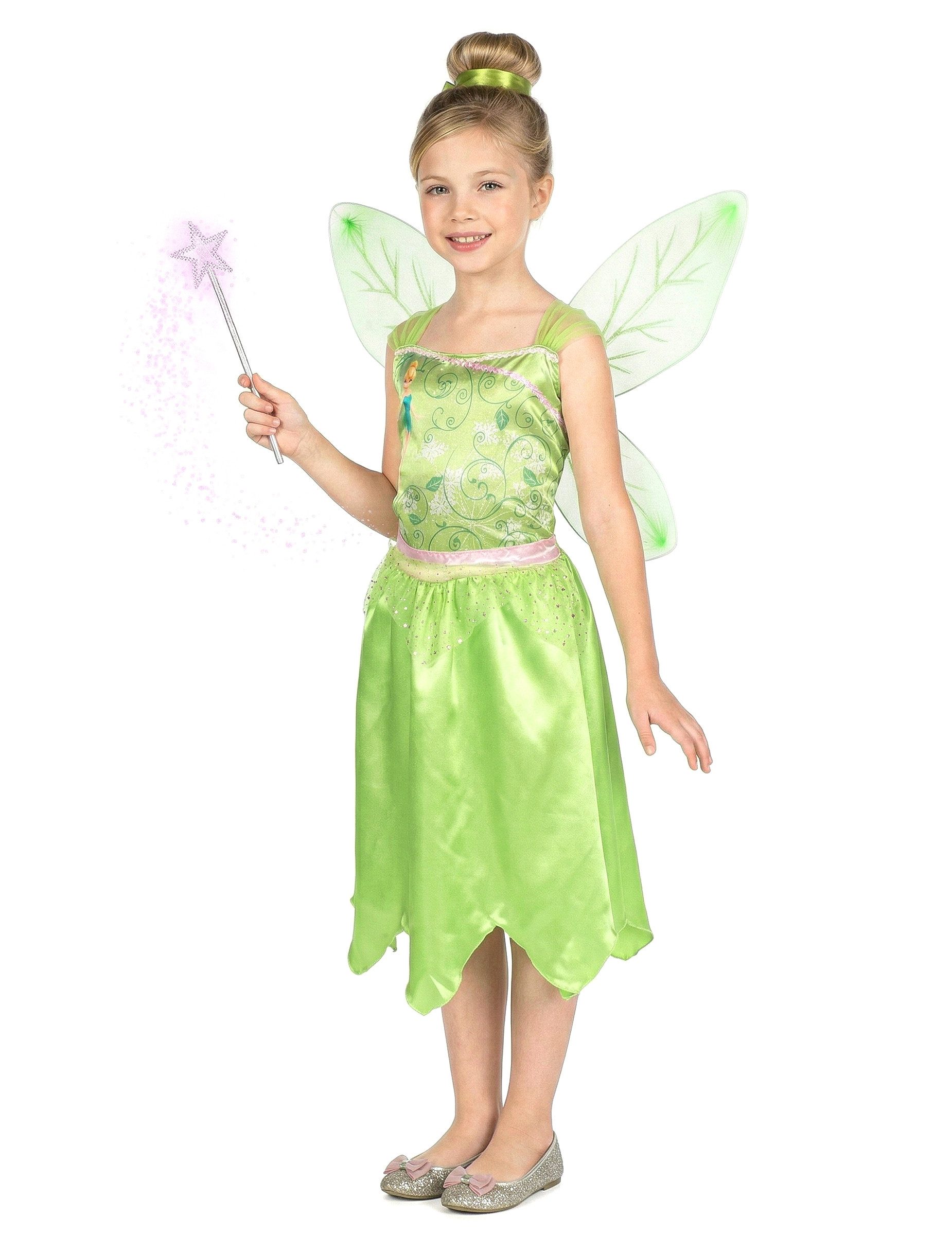Disguise Kostüm Tinkerbell Basic Kostüm Disney für Mädchen Grün
