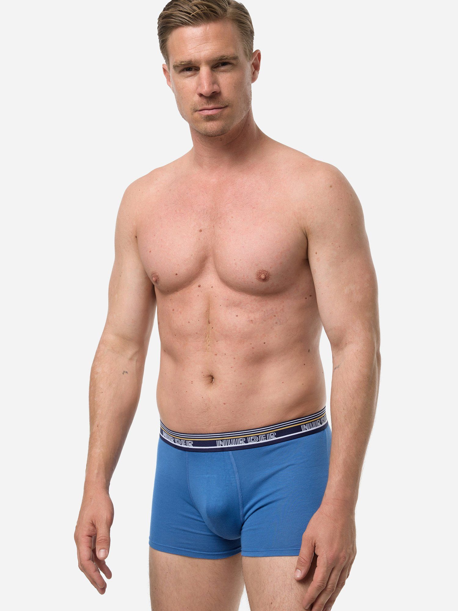 Retro Boxer Retro-Boxer blau/grün (6-St) Der boxershorts Nur retroshorts Powerful