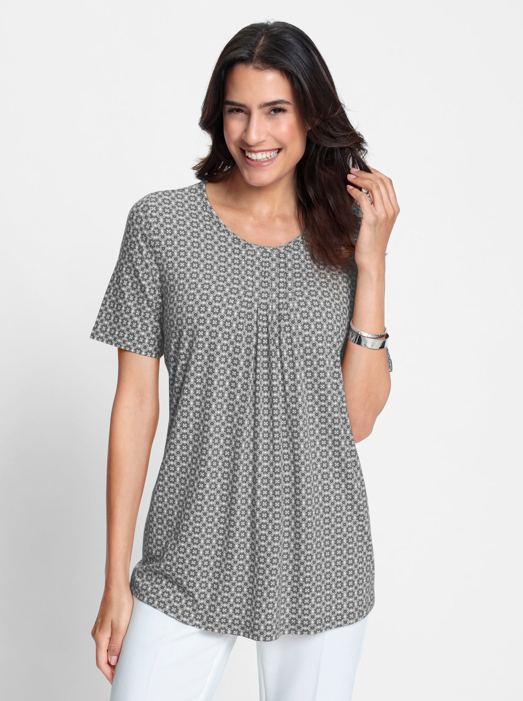 Witt T-Shirt Tunikashirt Kurzarm