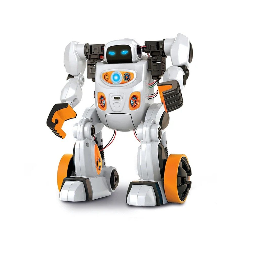 Clementoni® Experimentierkasten Lernroboter Robotikbausatz Technikspielzeug, (Spar-Set, 1-tlg), KI-Roboter, Gestenerkennung, Bluetooth-App, 6 Motoren