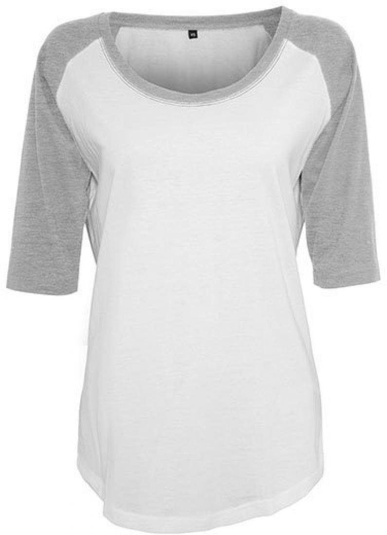 Build Your Brand Rundhalsshirt Ladies 3/4 Contrast Raglan Damen T-Shirt günstig online kaufen