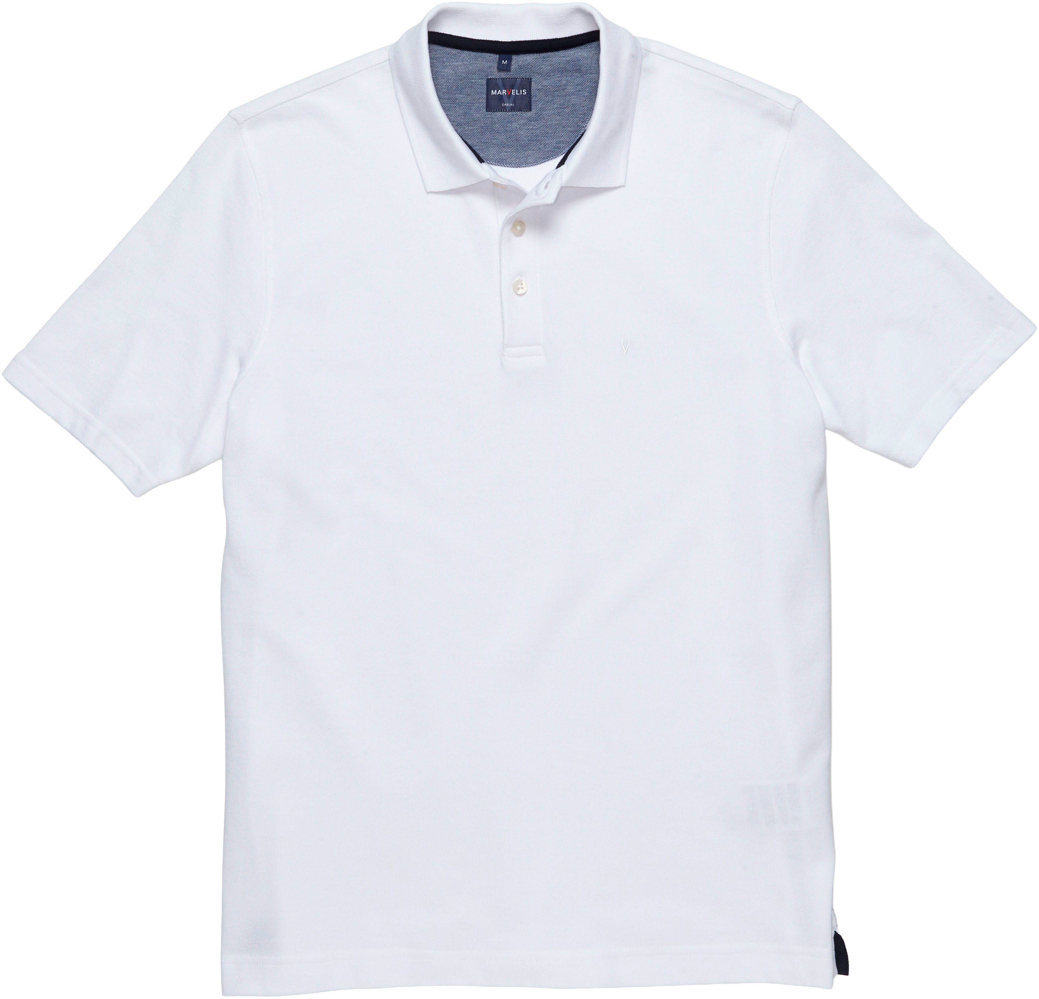 MARVELIS Poloshirt Pique, normale Passform