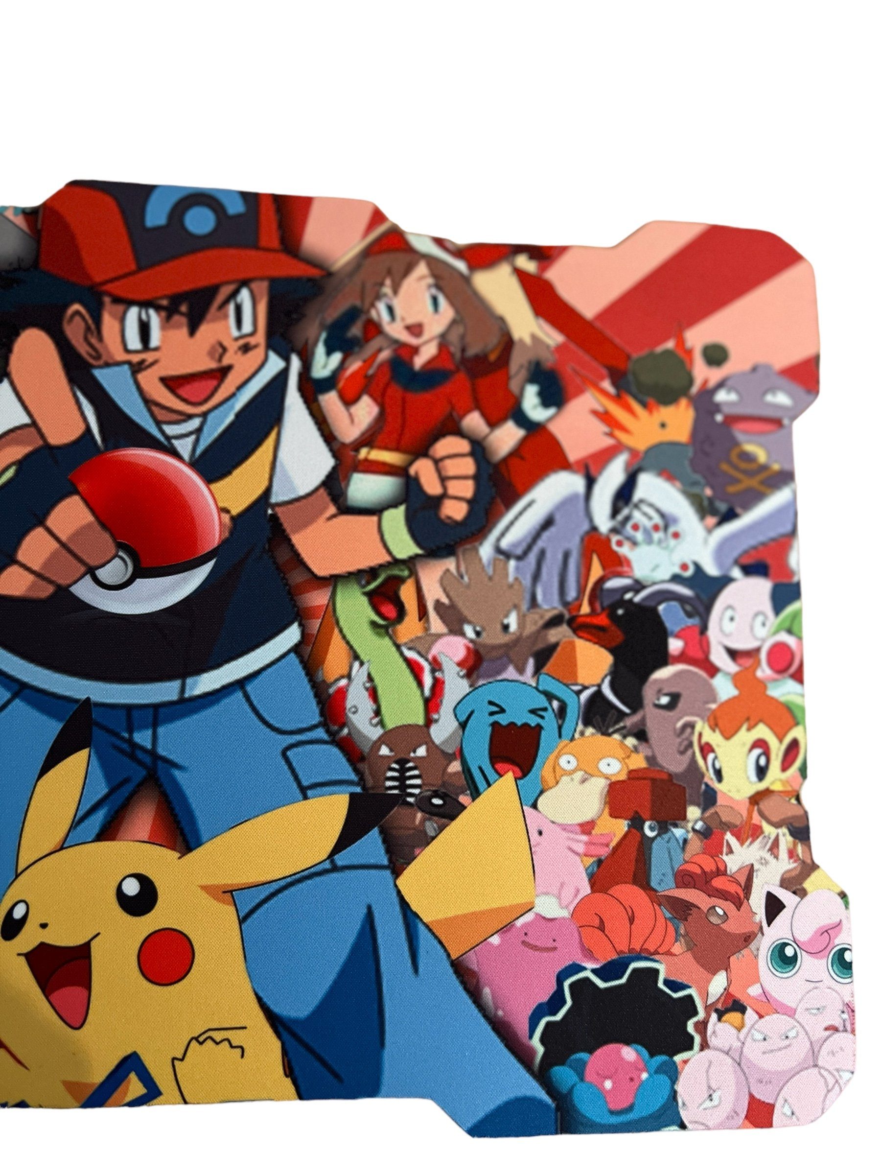 Stelby Gaming Mauspad Pokémon Mousepad mit den beliebten Taschenmonstern – Bild 3 von 5