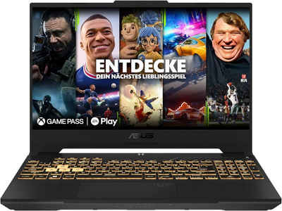 Asus TUF Gaming F15 Laptop Gaming-Notebook (Intel Core i7, RTX 4060, 512 GB SSD, FHD IPS Display 16 GB RAM NVIDIA RTX 4060, Windows 11 QWERTZ Tastatur)