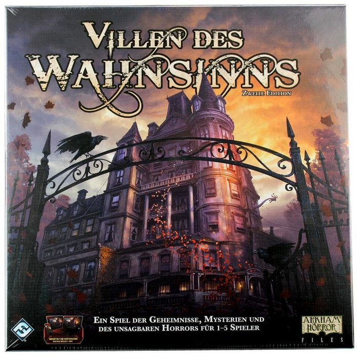 Fantasy Flight Games Spiel Villen des Wahnsinns 2. Edition revised Grundbox