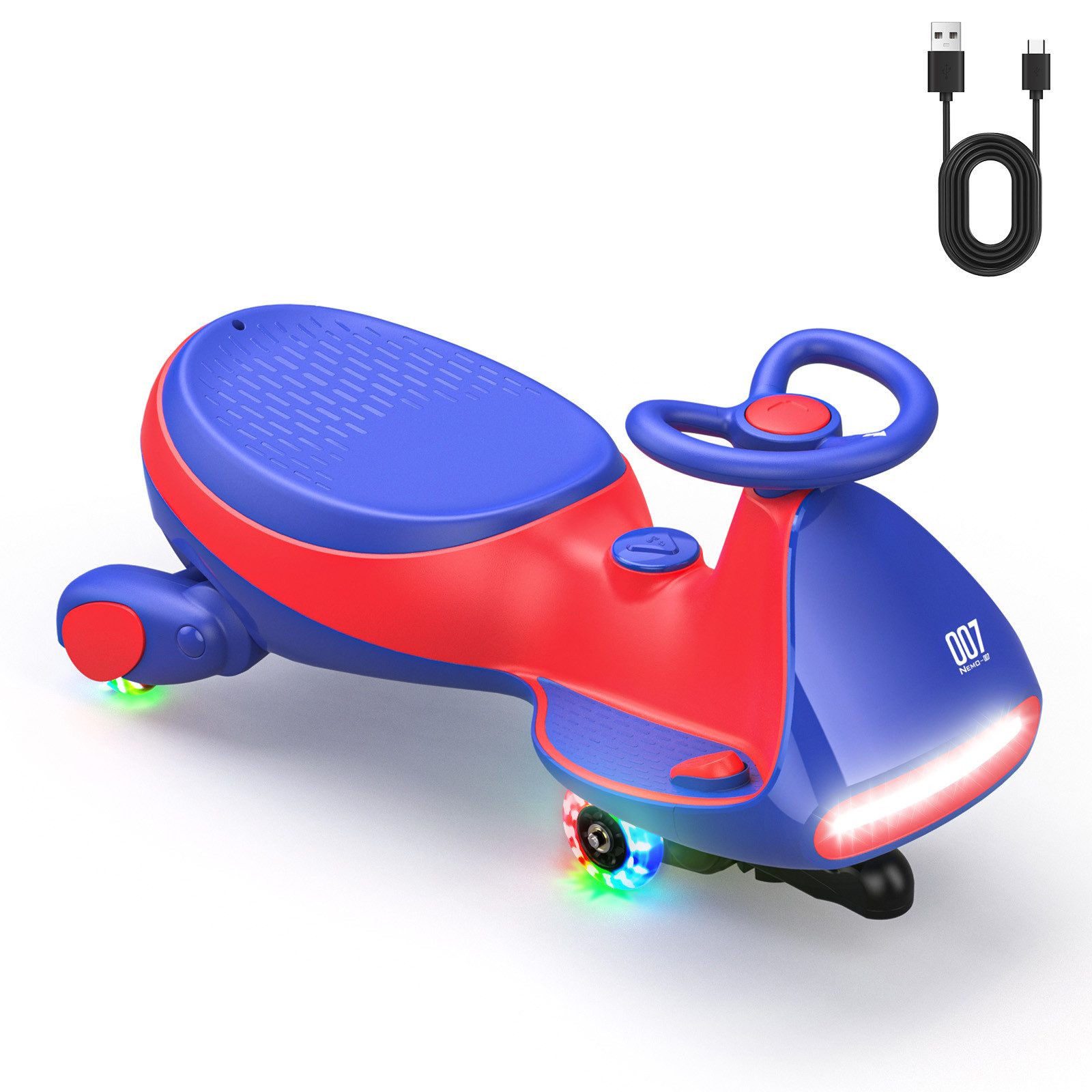 Mustbuy Elektro-Kinderauto Pro Kinder Elektroauto, Elektrisches Rutschauto mit Pedal