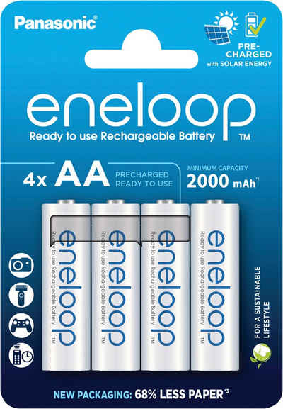 eneloop Eneloop Mignon/AA/HR06 Akku Mignon (4 St), 1.2V/2000mAh