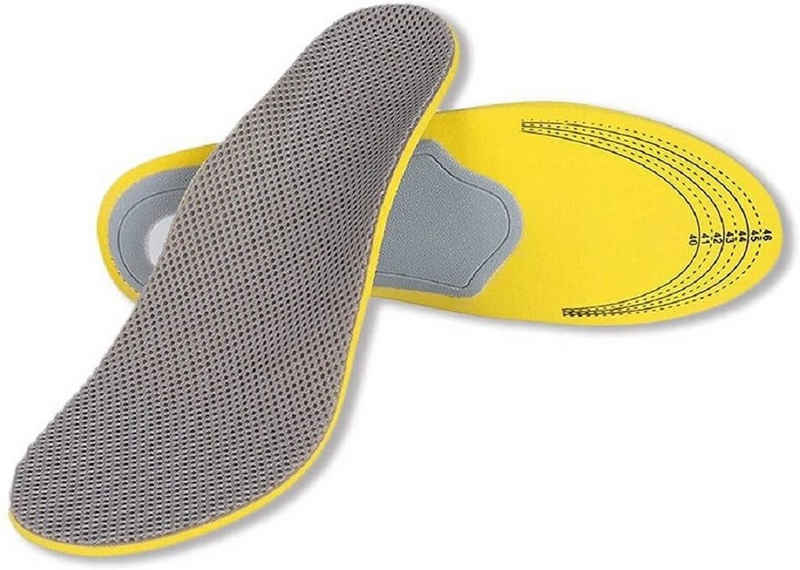 COOL-i ® Einlegesohlen, 3D Orthopädische Einlegesohlen Für Plattfuß & Fersensporn Komfortabel