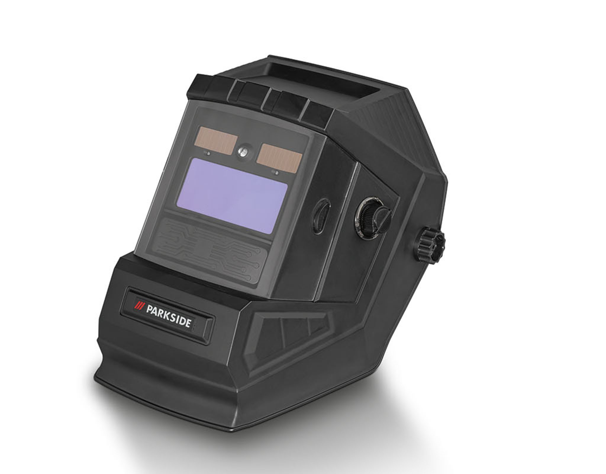 Schweißhelm Parkside Schweißhelm PSHL 2 D1 schwarz mit LED Automatik Helm