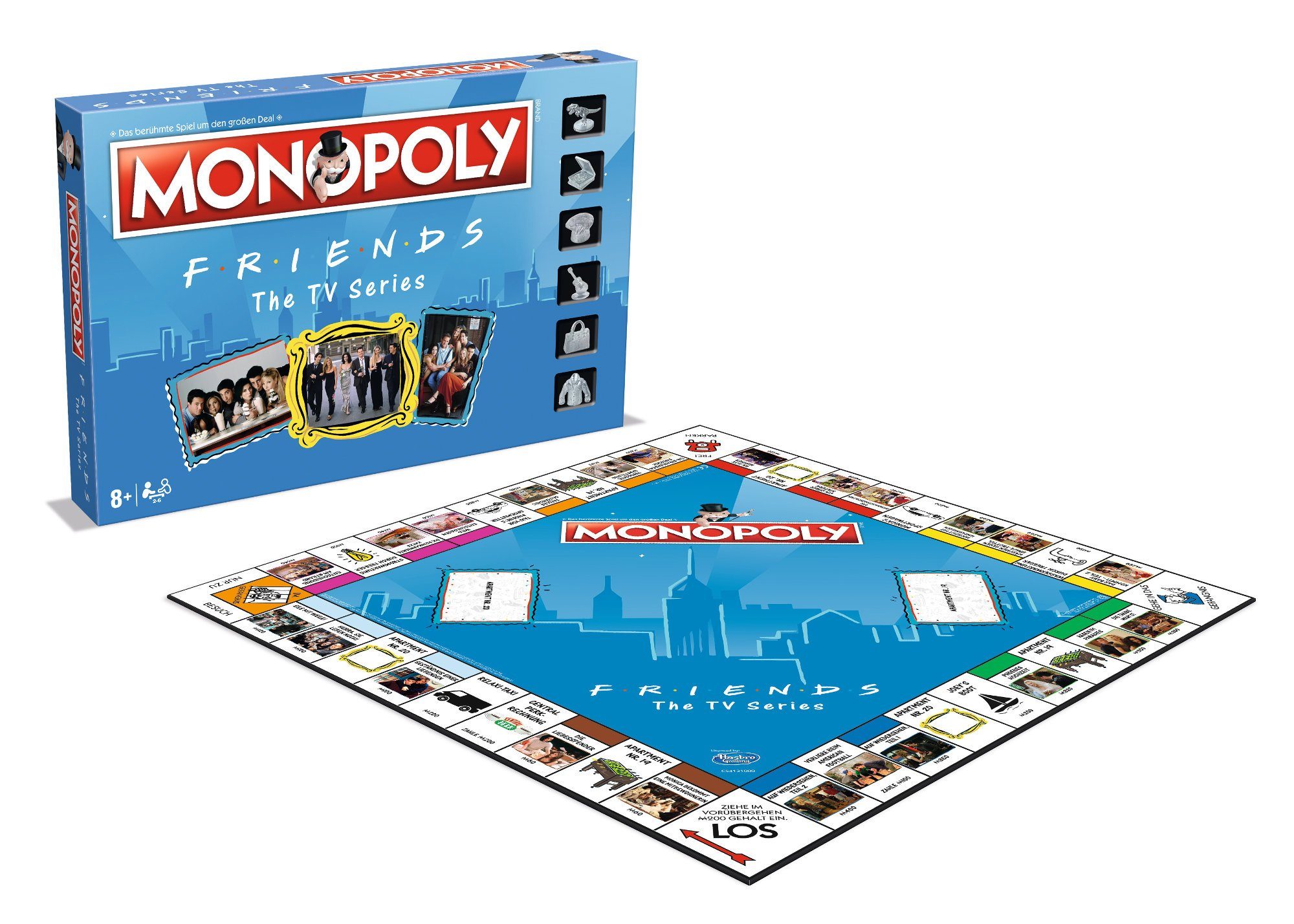 Monopoly deutsch Friends Moves Spiel, Winning Brettspiel