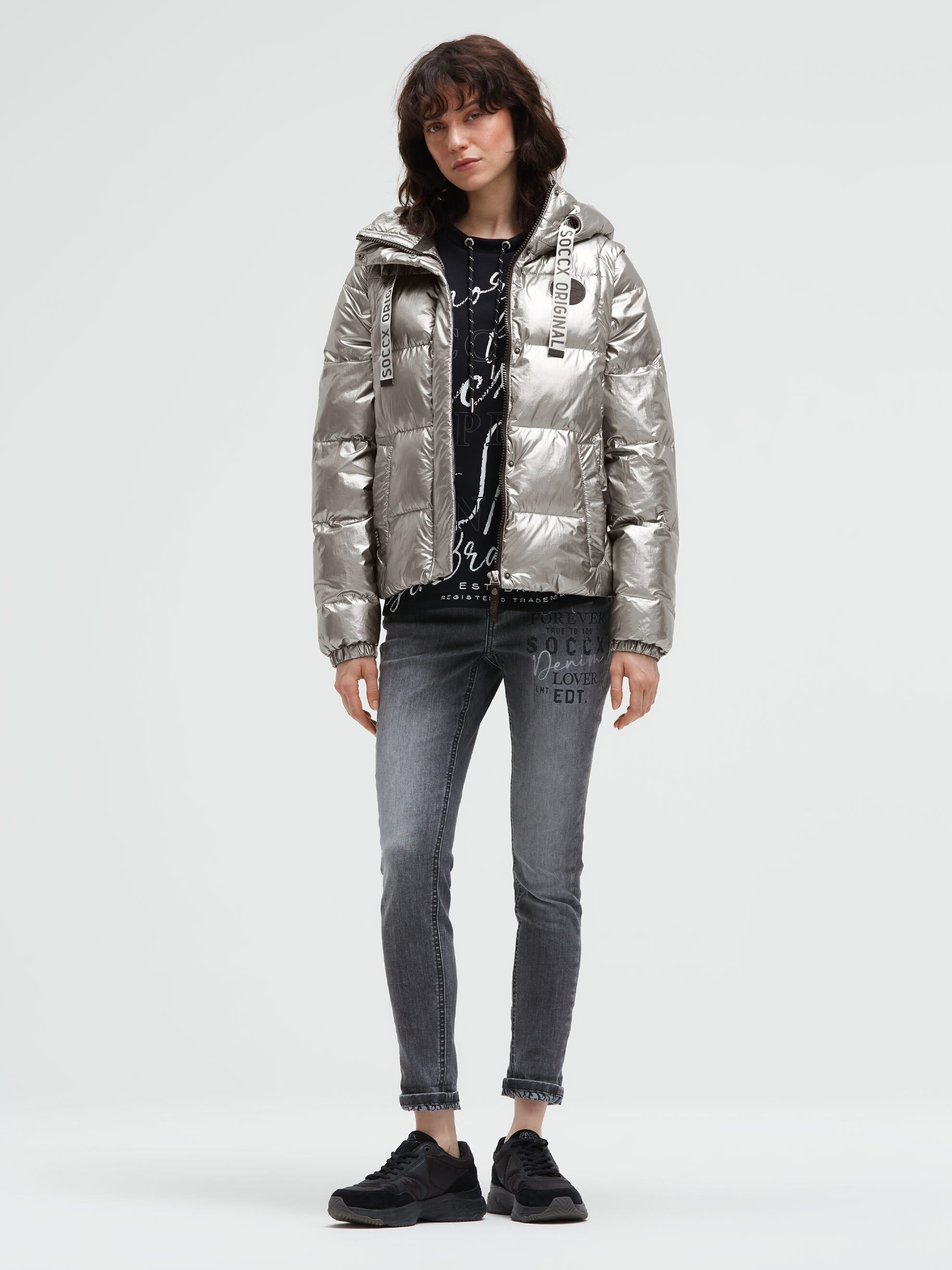 SOCCX Winterjacke mit abnehmbaren Ärmeln – Bild 3 von 5