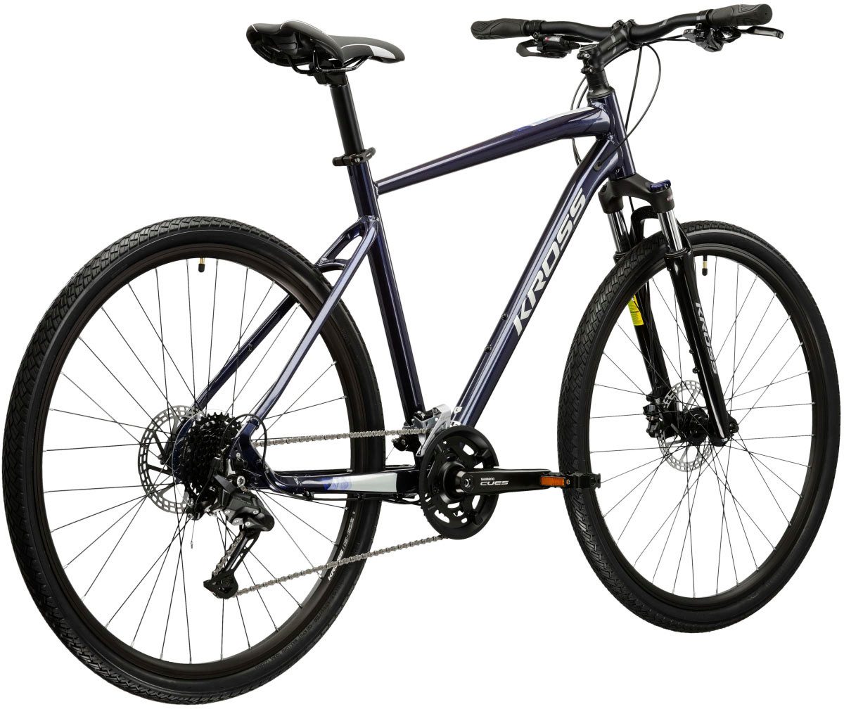 Kross Crossrad Evado 5.0, 18 Gang Shimano CUES U3020 Schaltwerk, Kettenschaltung