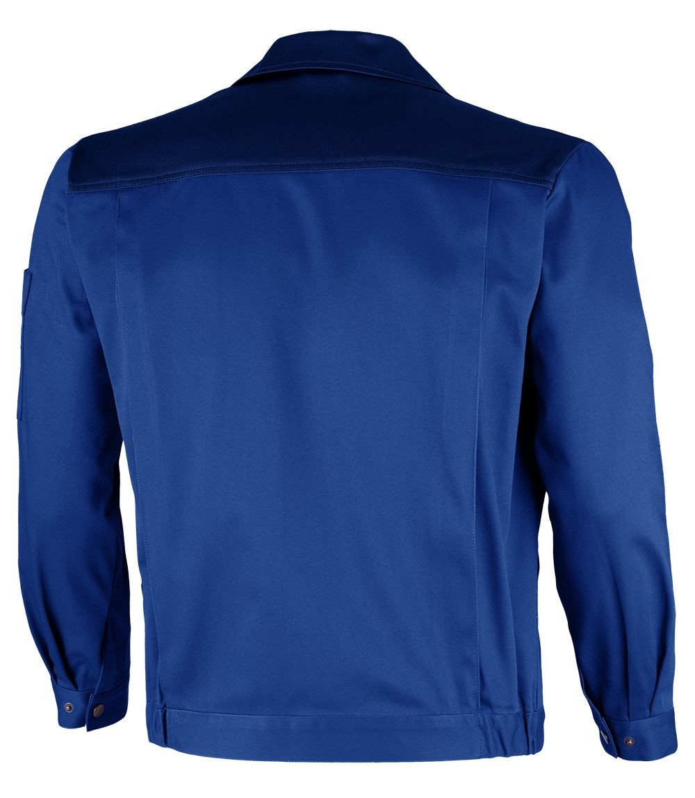 Qualitex Workwear Arbeitsjacke stylische Werkstattjacke - faserverstätkt - xtra strapazierfähig (1-St) Bundjacke MG 300 g mit 6 Tasche - Blickdicht - Pflegeleicht - Waschbar