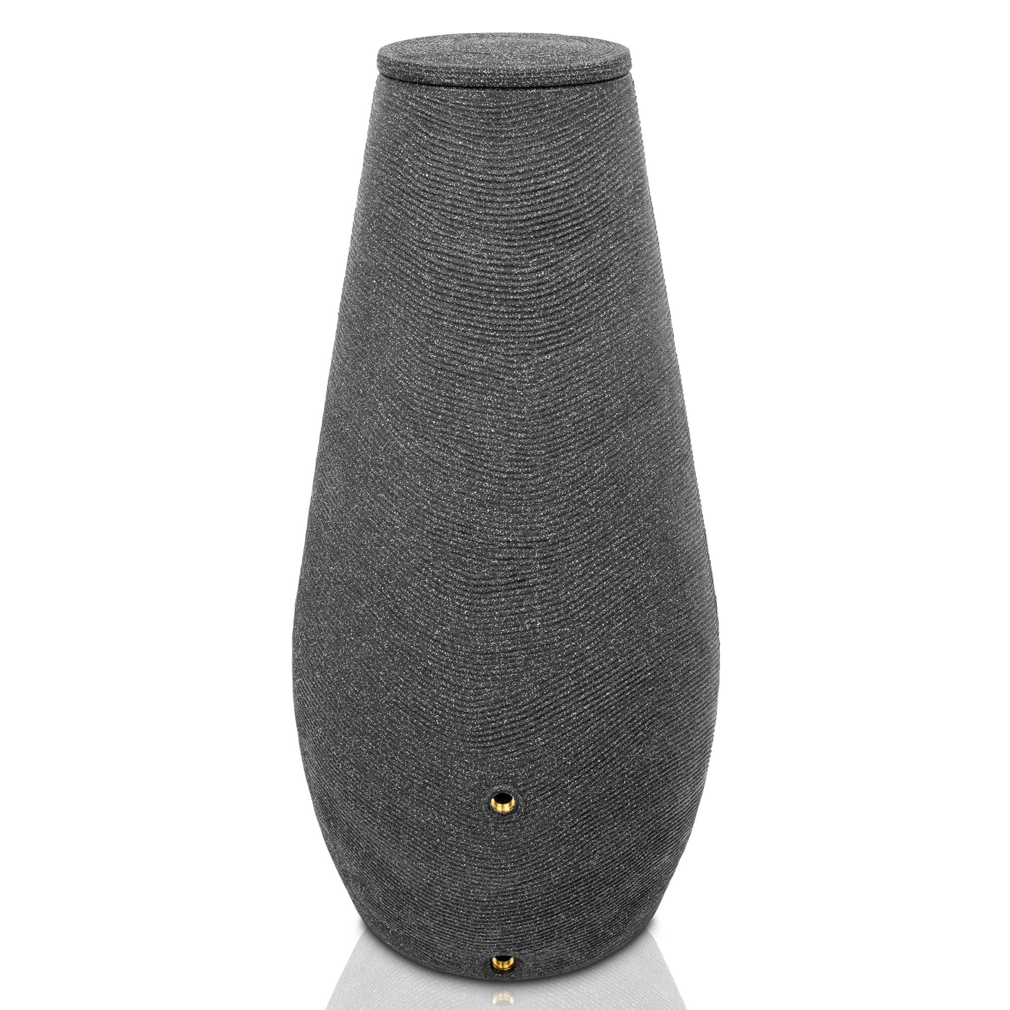 YourCasa Regentonne Regentonne [EcoDrop] mit Metallgewinde und Deckel, 200 l, Metallgewinde, abnhembarer Deckel, 200L, Design
