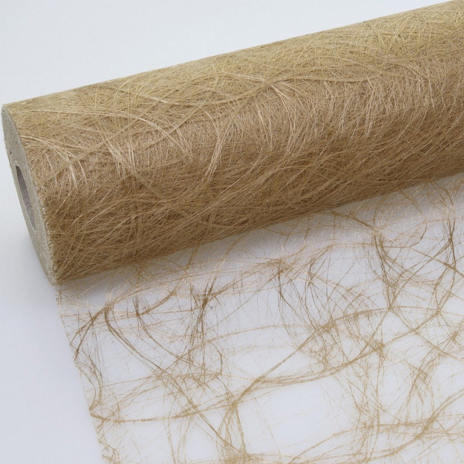 Deko AS Tischläufer Sizoweb Tischläufer - dunkelgold - 30 cm - 5 Meter auf günstig online kaufen