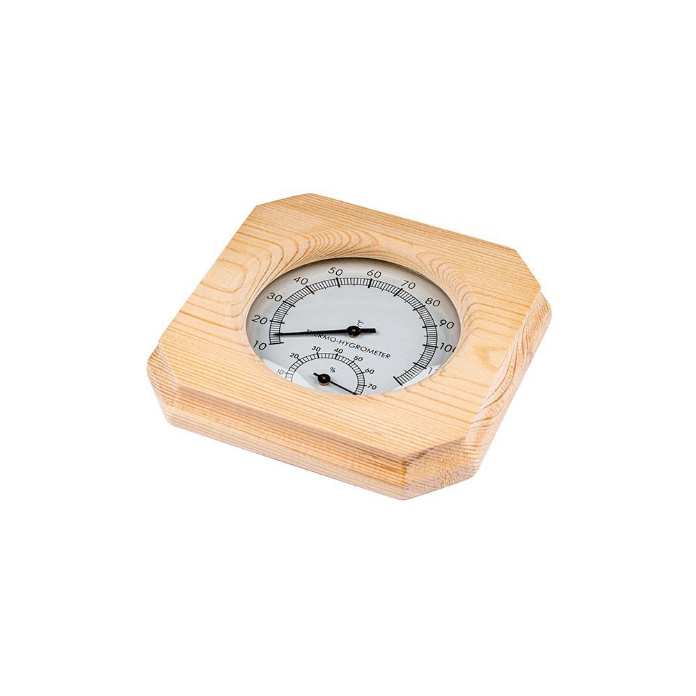 HOME DELUXE Sauna-Aufgussset SAUNAZUBEHÖR 10 TLG. - Q PREMO (10-tlg) inkl. Saunakübel, Saunakelle, Hygrometer usw.