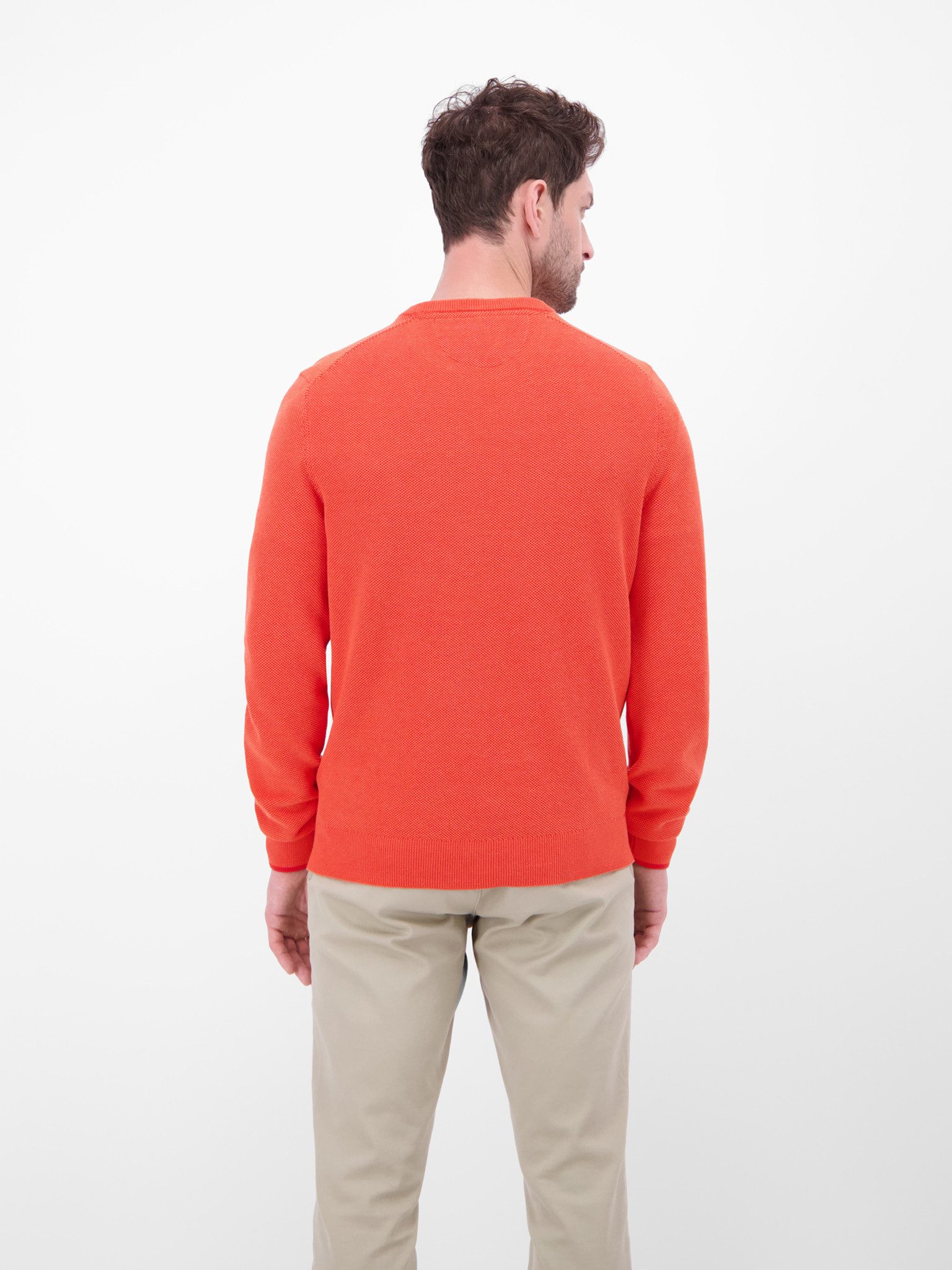 LERROS Strickpullover mit Logo-Stickerei und aus reiner Baumwolle günstig online kaufen