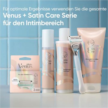 Gillette Venus Rasiergel und Reinigungsgel Gillette Satin Care Intimpflege Damen, 2er Pack (2x 190ml) 2-in-1, für den Intimbereich, Geschenk für Frauen