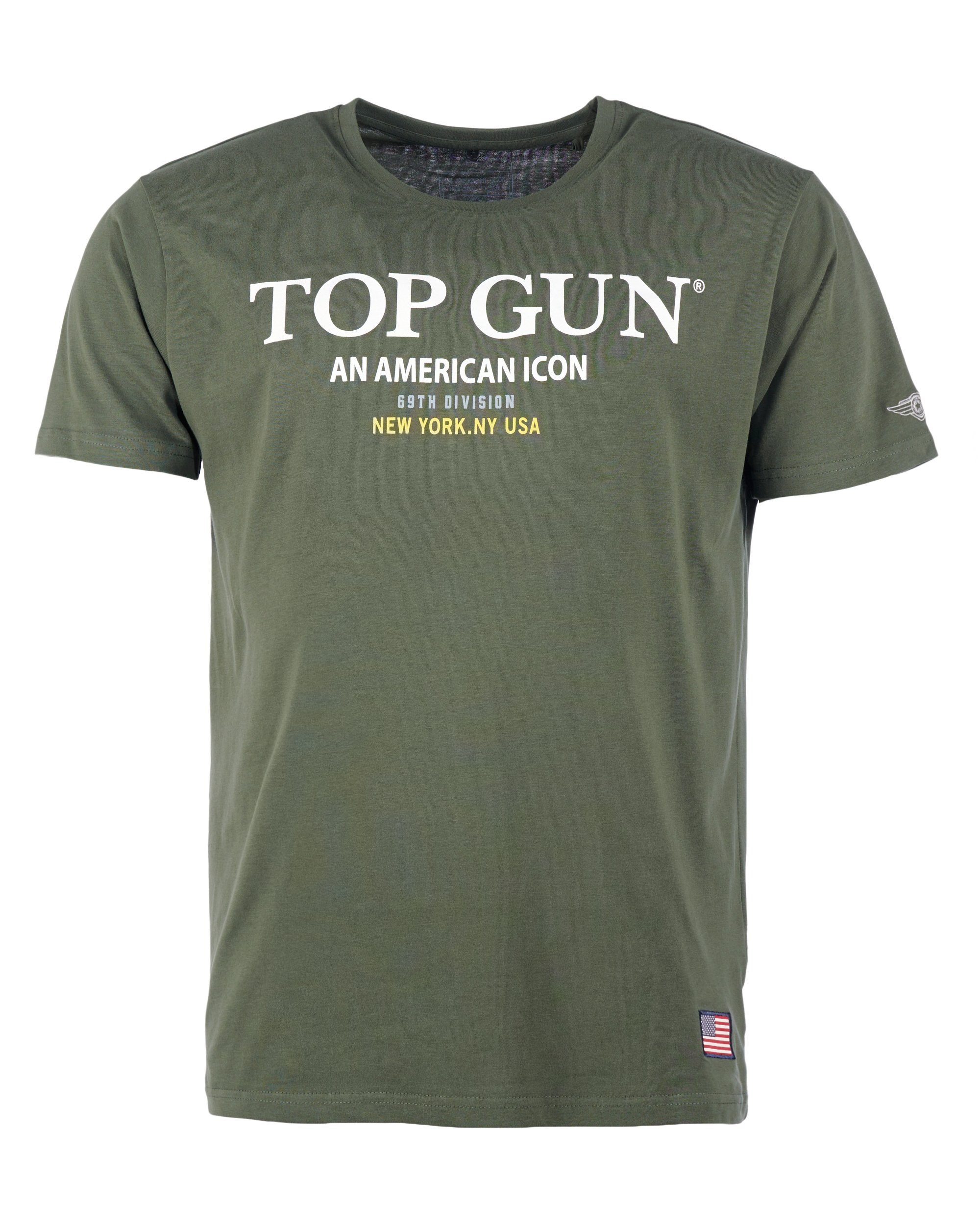 TOP GUN T-Shirt TG20213002 oliv