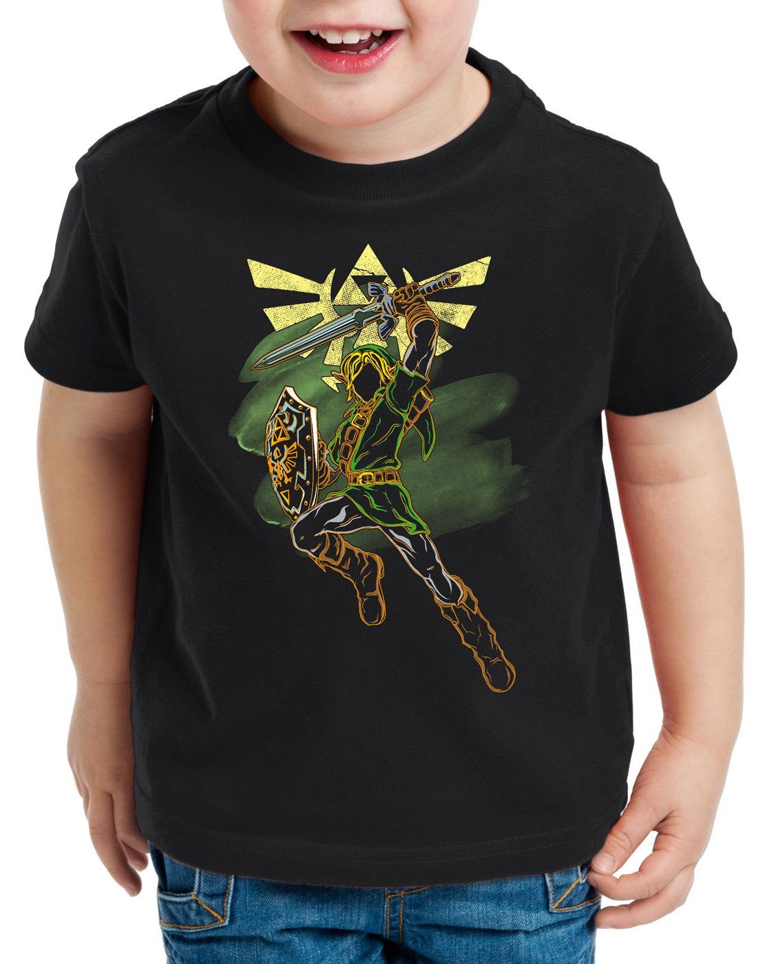 style3 T-Shirt Adventure Link game gamer zelda boy switch konsole breath wild