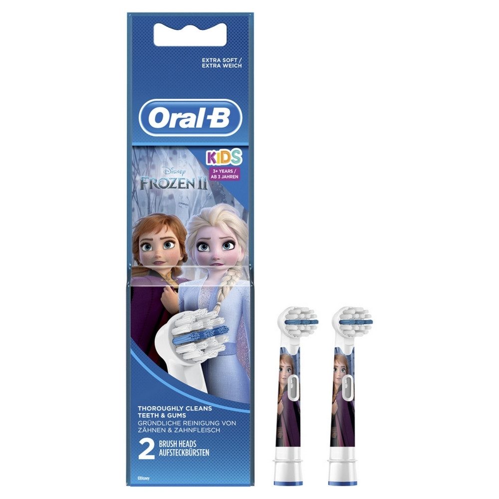 Zahnbürste Oral-B Eiskönigin Aufsteckbürsten 2er Pack für Kinder.