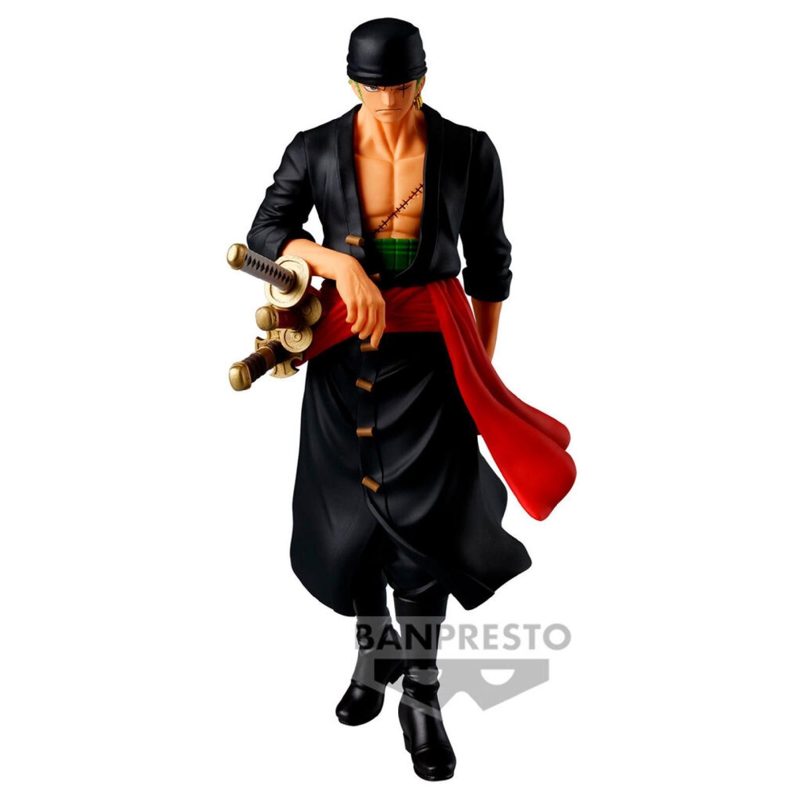 Banpresto Sammelfigur One Piece The Shukko Roronoa Zoro Figur 17cm
