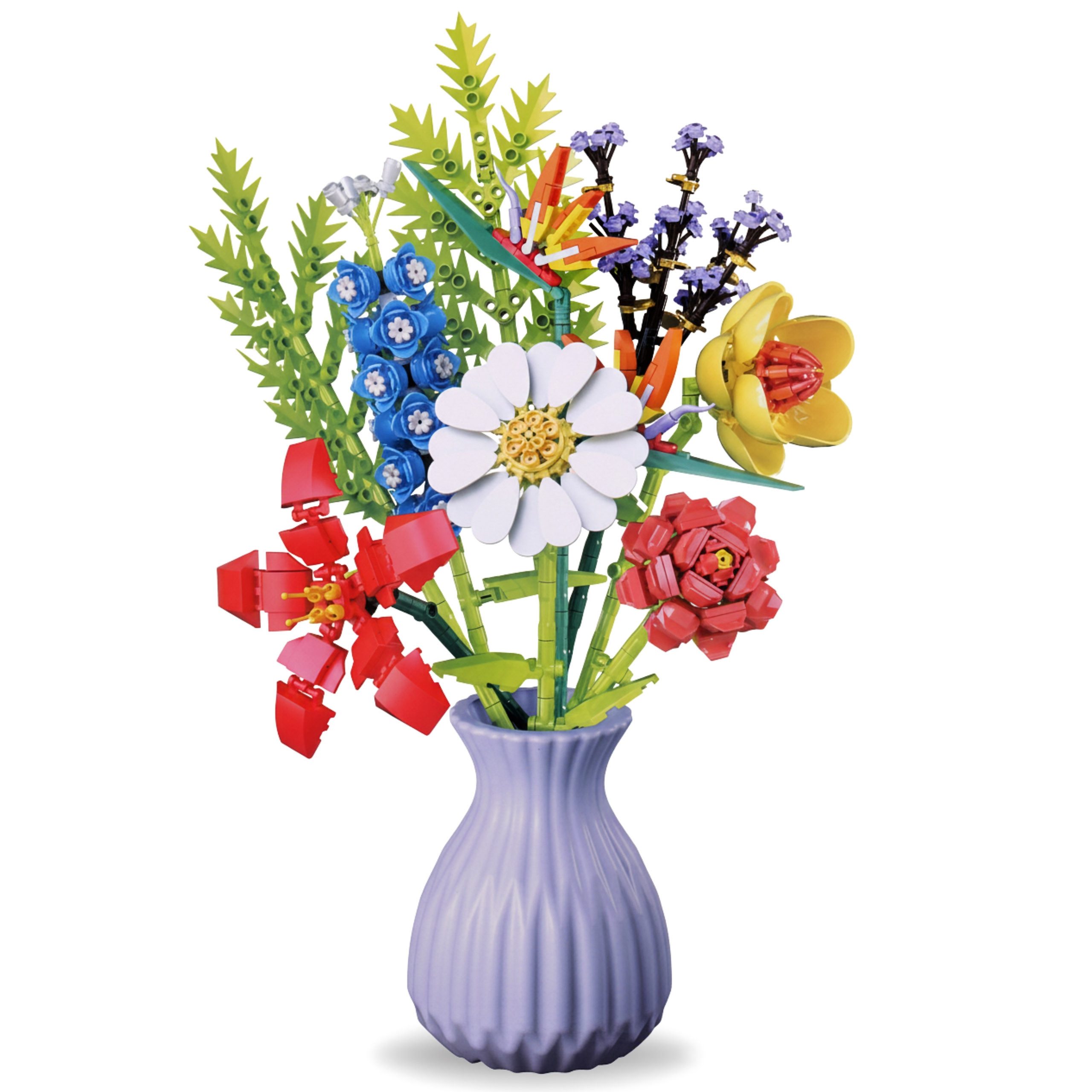 Sarcia.eu Blumenstrauß Bausteine kompatibel mit LEGO, 8 Blumen, DIY 690 Stk günstig online kaufen