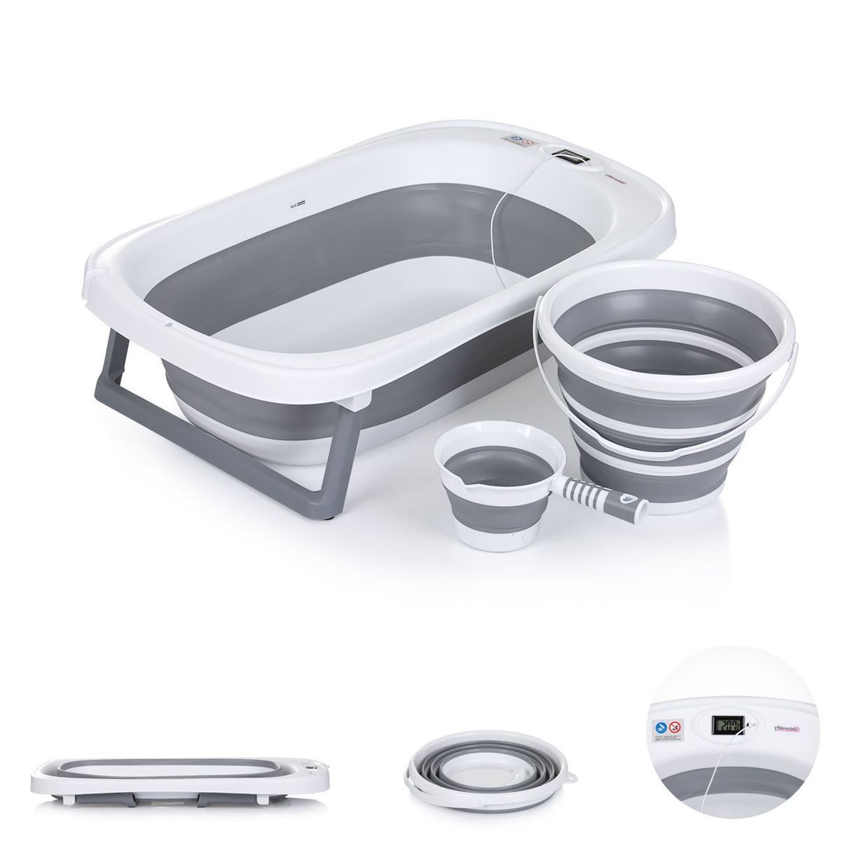 Babybadewanne Babybadewanne-Set Bali faltbar