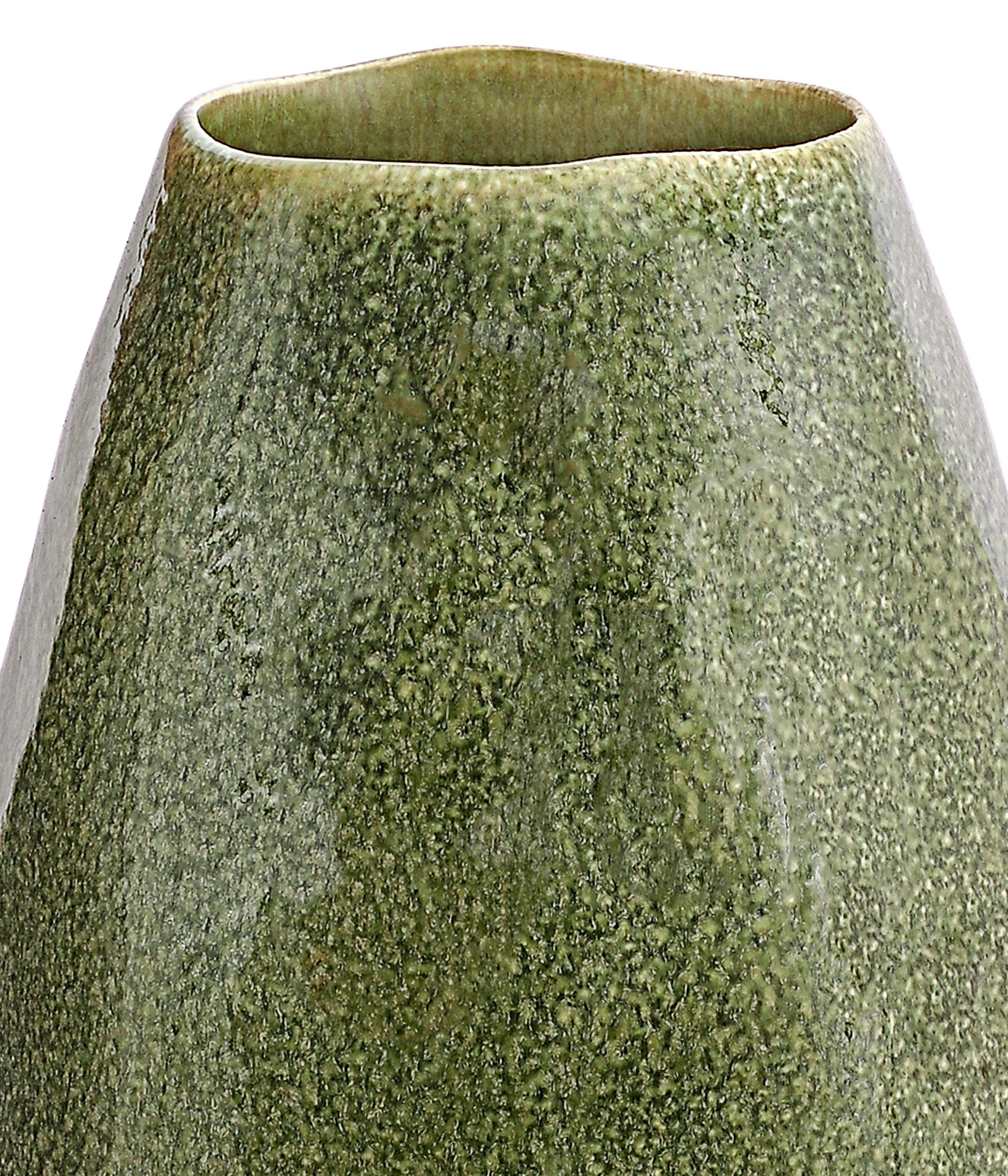 Dehner Übertopf Vase Linn, Keramik, lasiert, günstig online kaufen