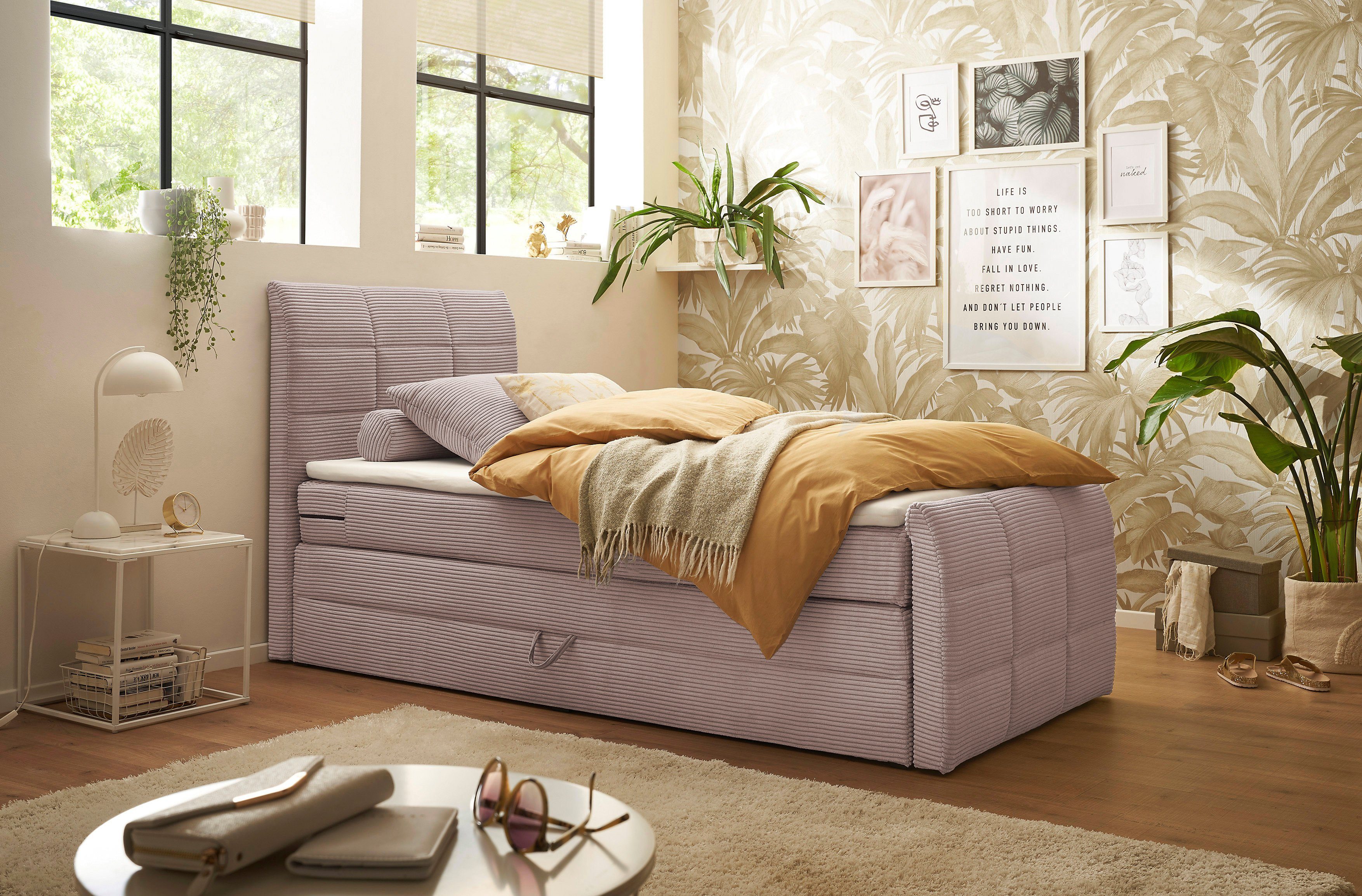 ED EXCITING DESIGN Boxspringbett Bolivia, harte günstig online kaufen