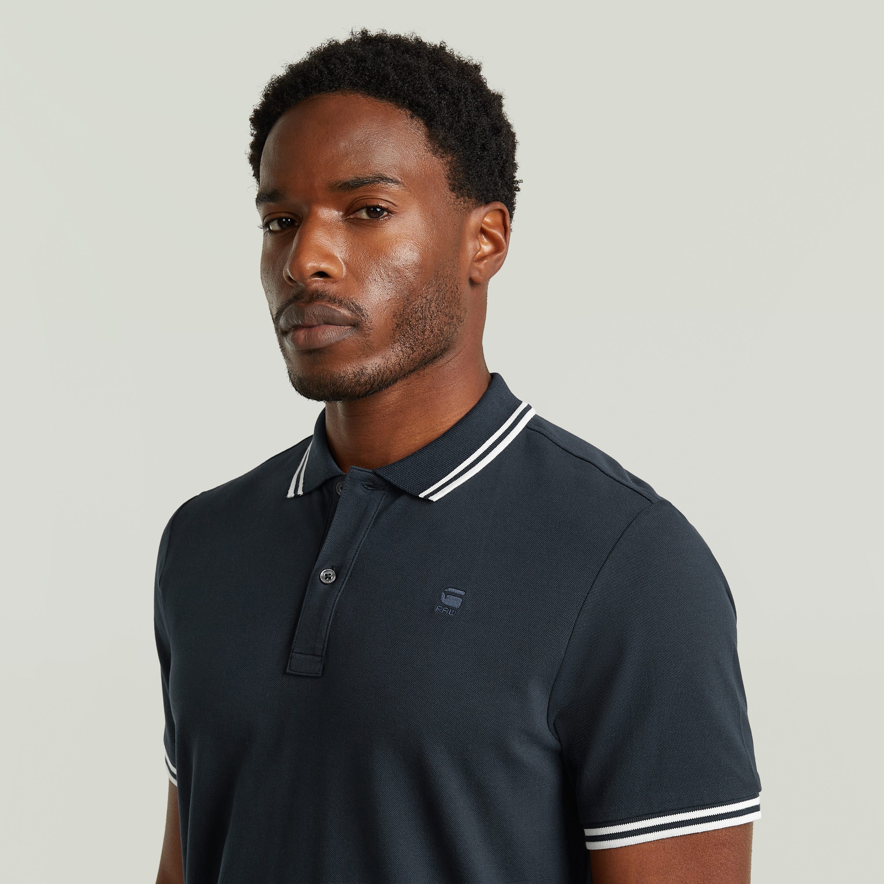 G-STAR Poloshirt Poloshirt Dunda slim stripe in Kurzarm-Form