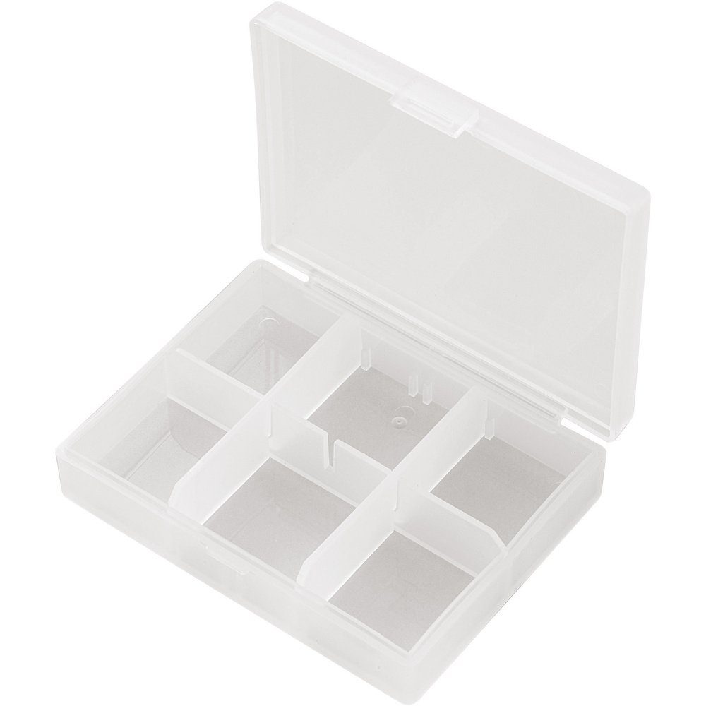 Sortimentskasten TRU COMPONENTS PP06-01 Sortimentskasten (L x B x H) 84 x 63 x 20 mm An