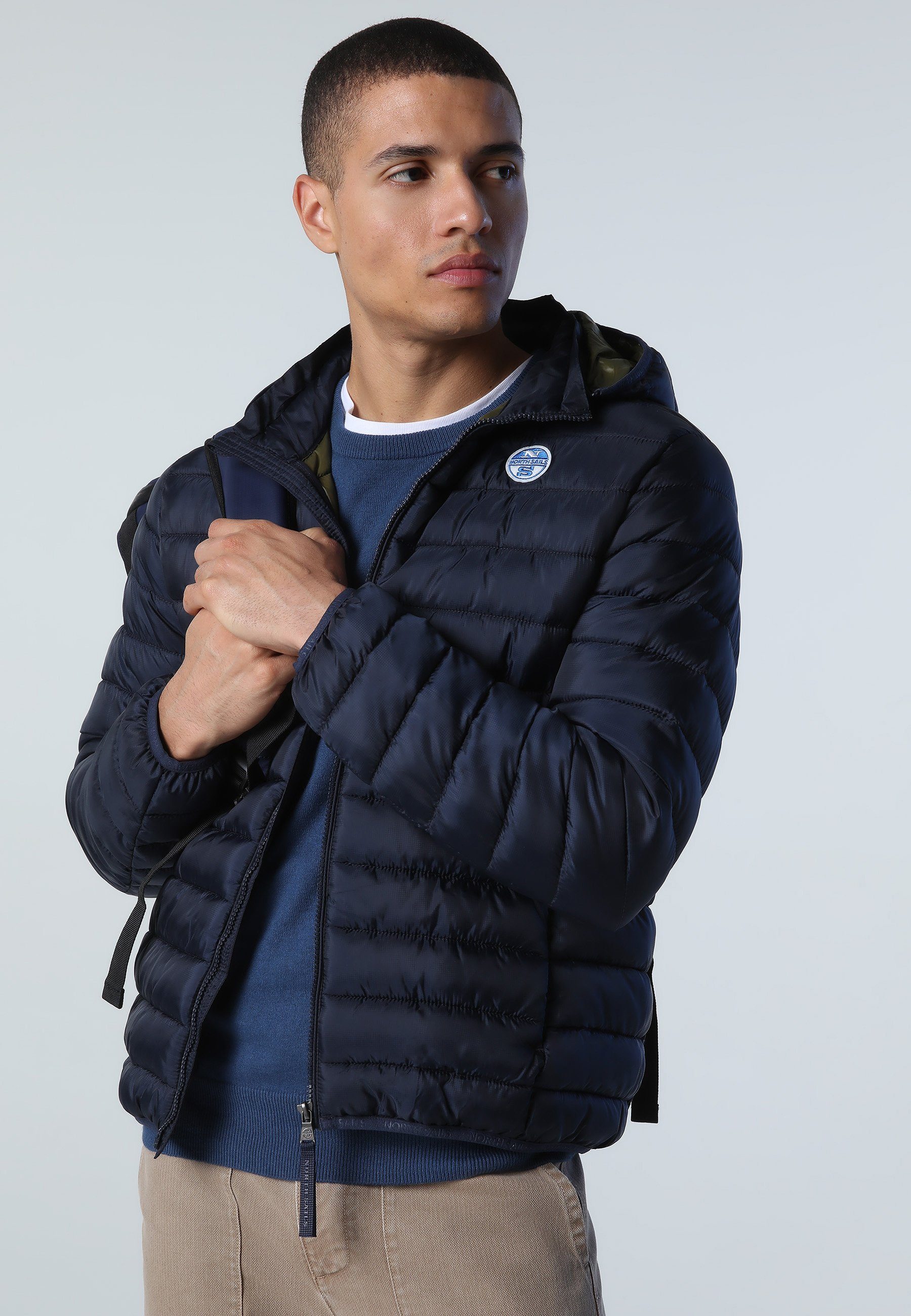 Skye BLUE Sails Übergangsjacke Puffer Jacket North NAVY Kurzjacke