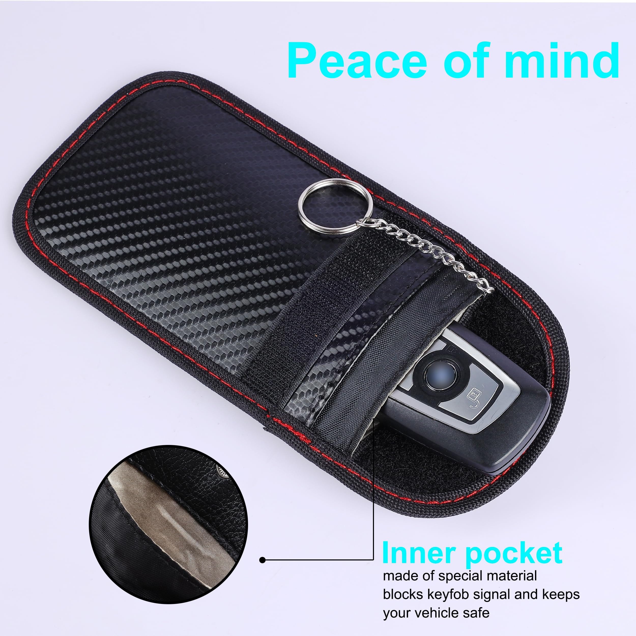 ZEUOPQ Schlüsseltasche 2 Stücke Keyless Go günstig online kaufen