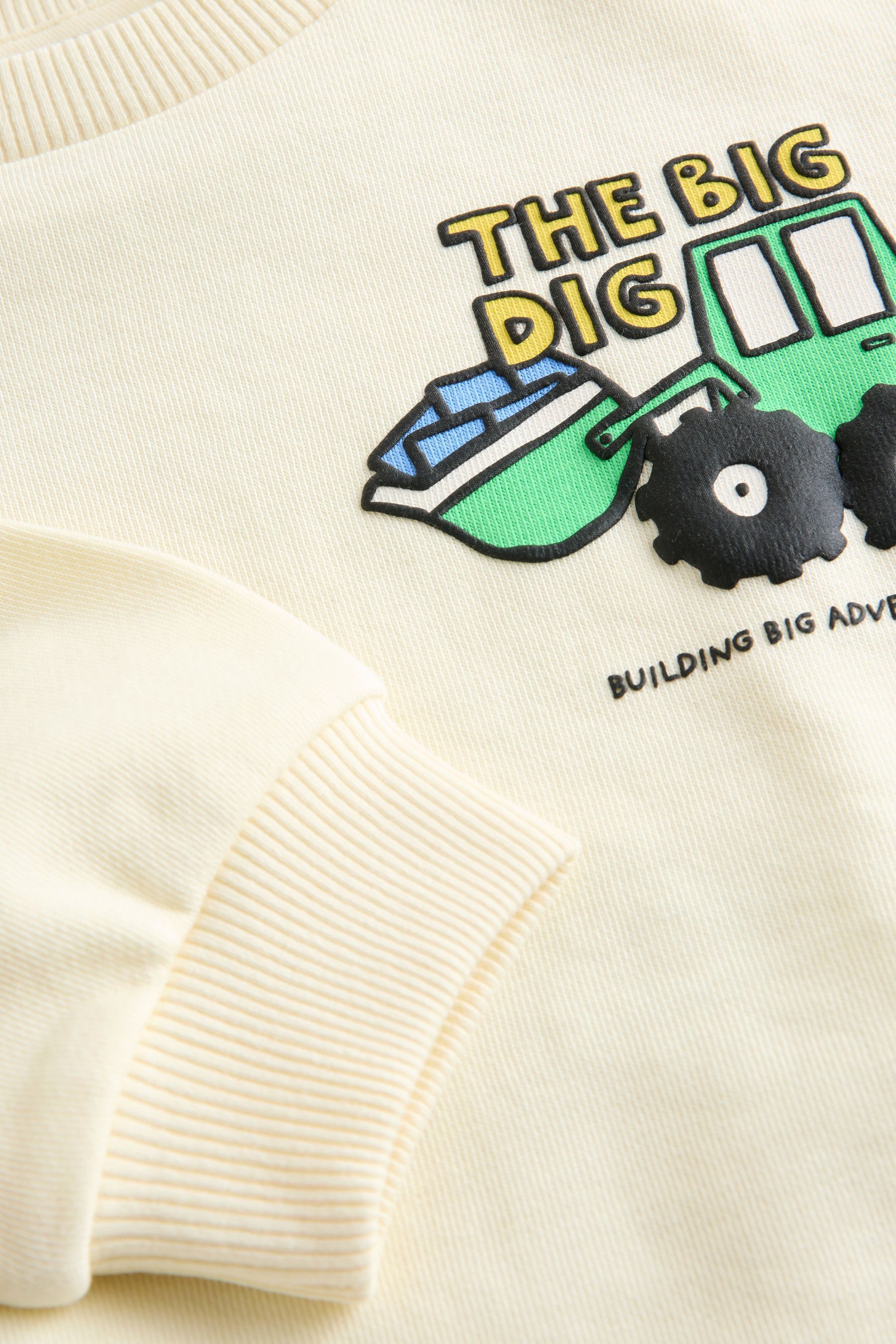 Next Sweater Sweatshirt mit Rundhalsausschnitt und Print (1-tlg)