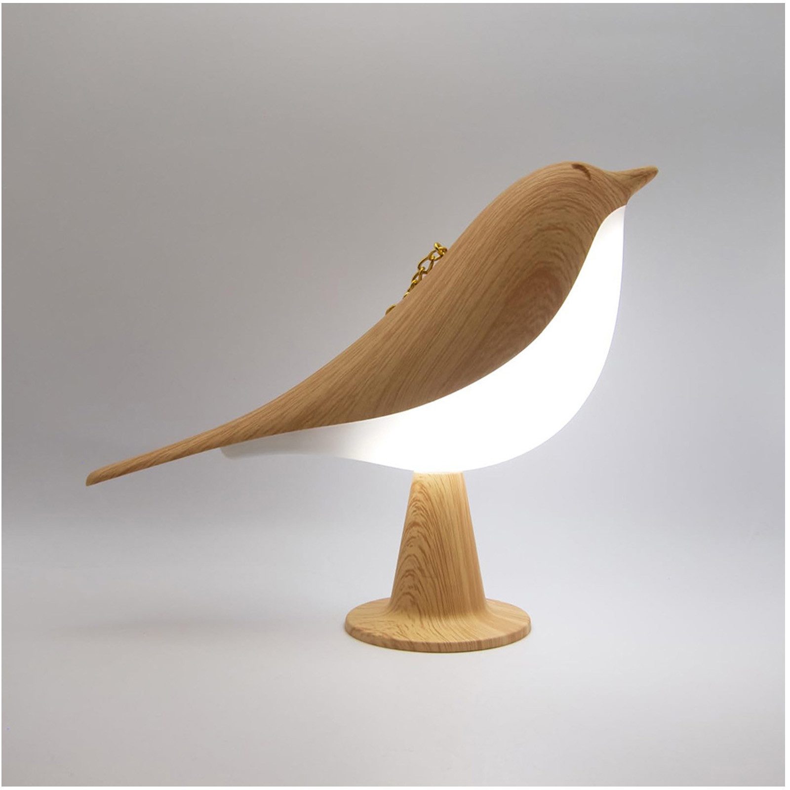 Qualra Nachtlicht Dimmbar Vogel Nacht Lichter 3 Farbmodi Tragbar mit Touch Control, für Schlafzimmer Büro Wohnheim Zimmer Küche