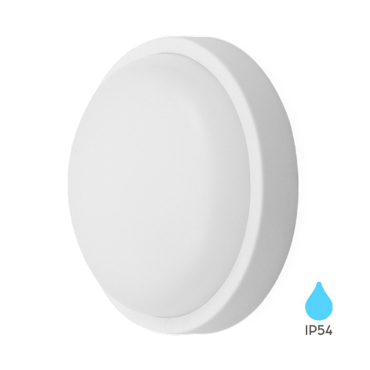 Braytron LED Deckenleuchte LED Strahler Außen 12W, 1140 Lumen, Warmweiß 3000K, IP54 wass, LED fest integriert, Warmweiß