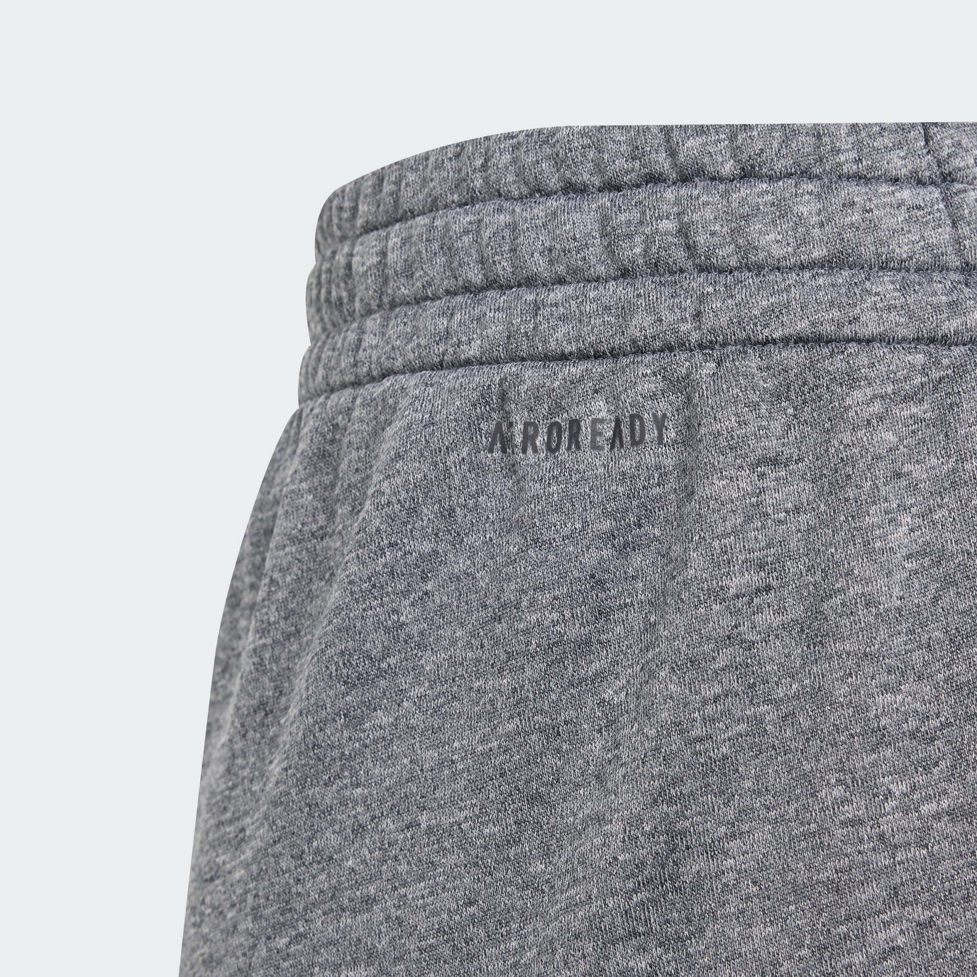 KNIT TRAINING Jogginghose Melange Sportswear PANTS Reflective KIDS adidas Black AEROREADY Silver /