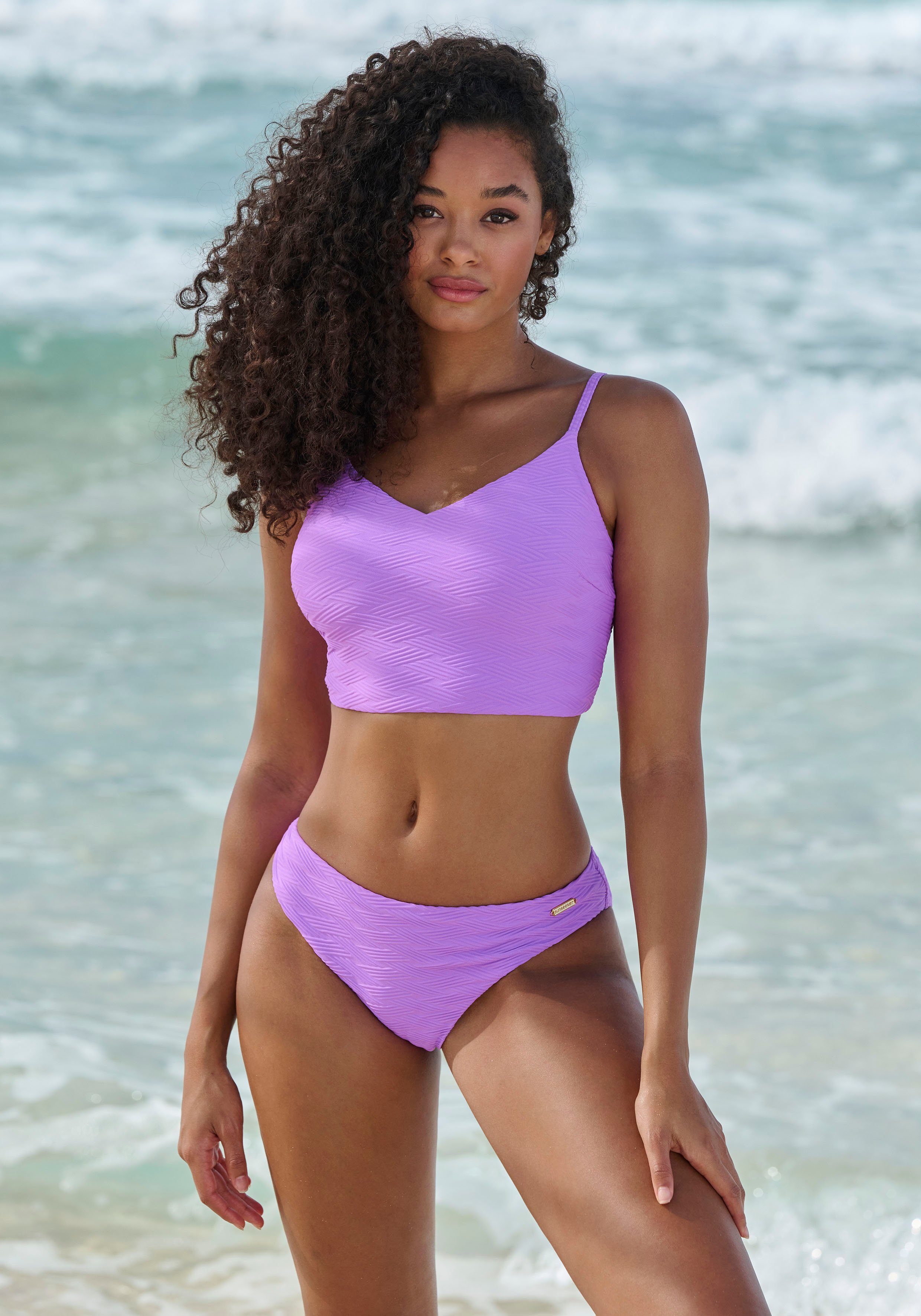 Sunseeker Crop-Bikini-Top Loretta, mit Strukturmuster günstig online kaufen