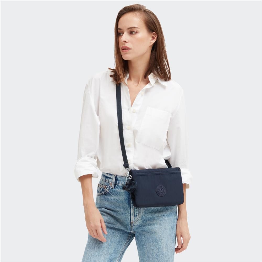KIPLING Umhängetasche RIRI Blue Bleu 2 Small crossbody, Kleine Umhängetasche, Schultertasche in Blue Bleu 2 (blau)