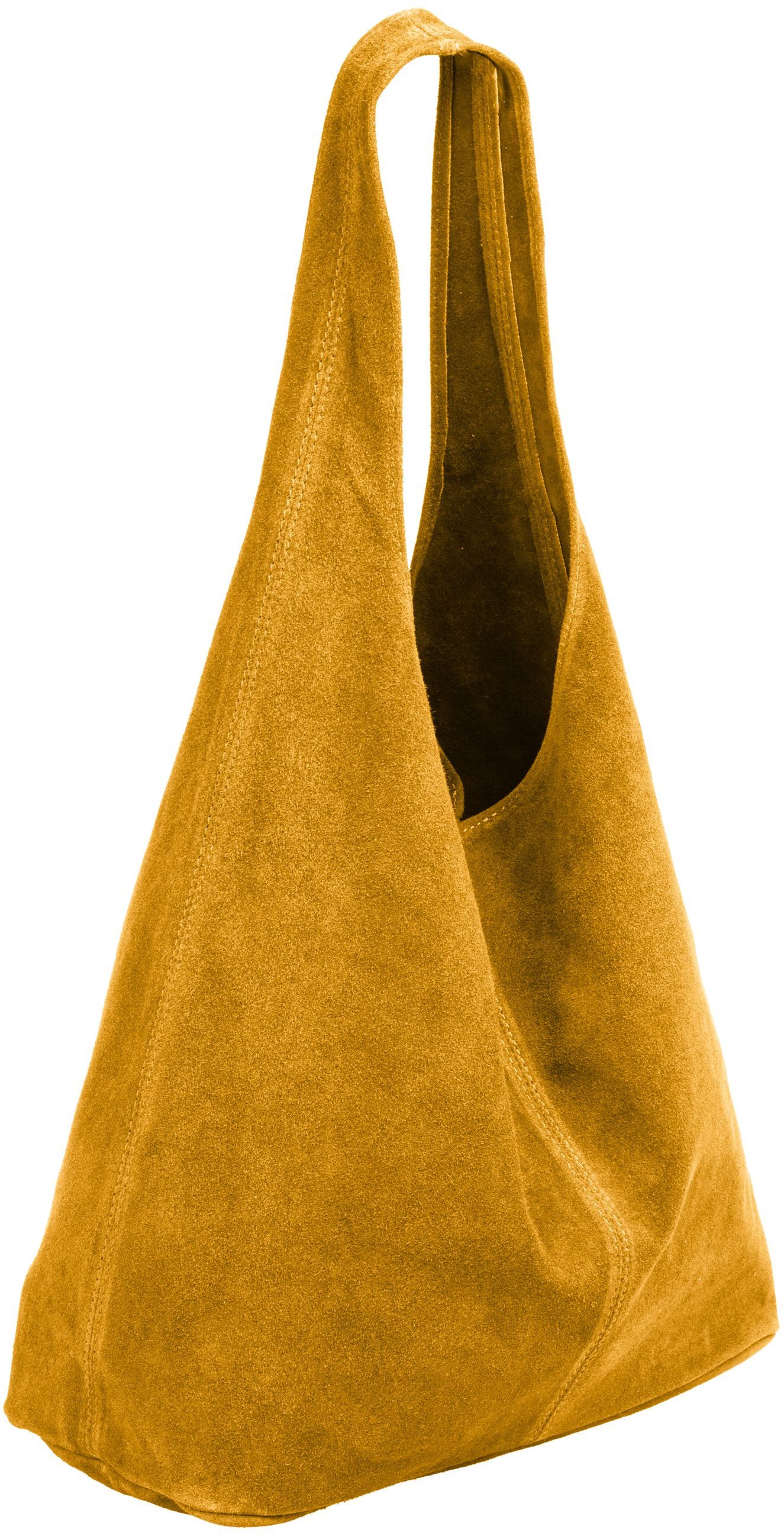 Caspar Schultertasche große Damen Wildleder Tasche günstig online kaufen