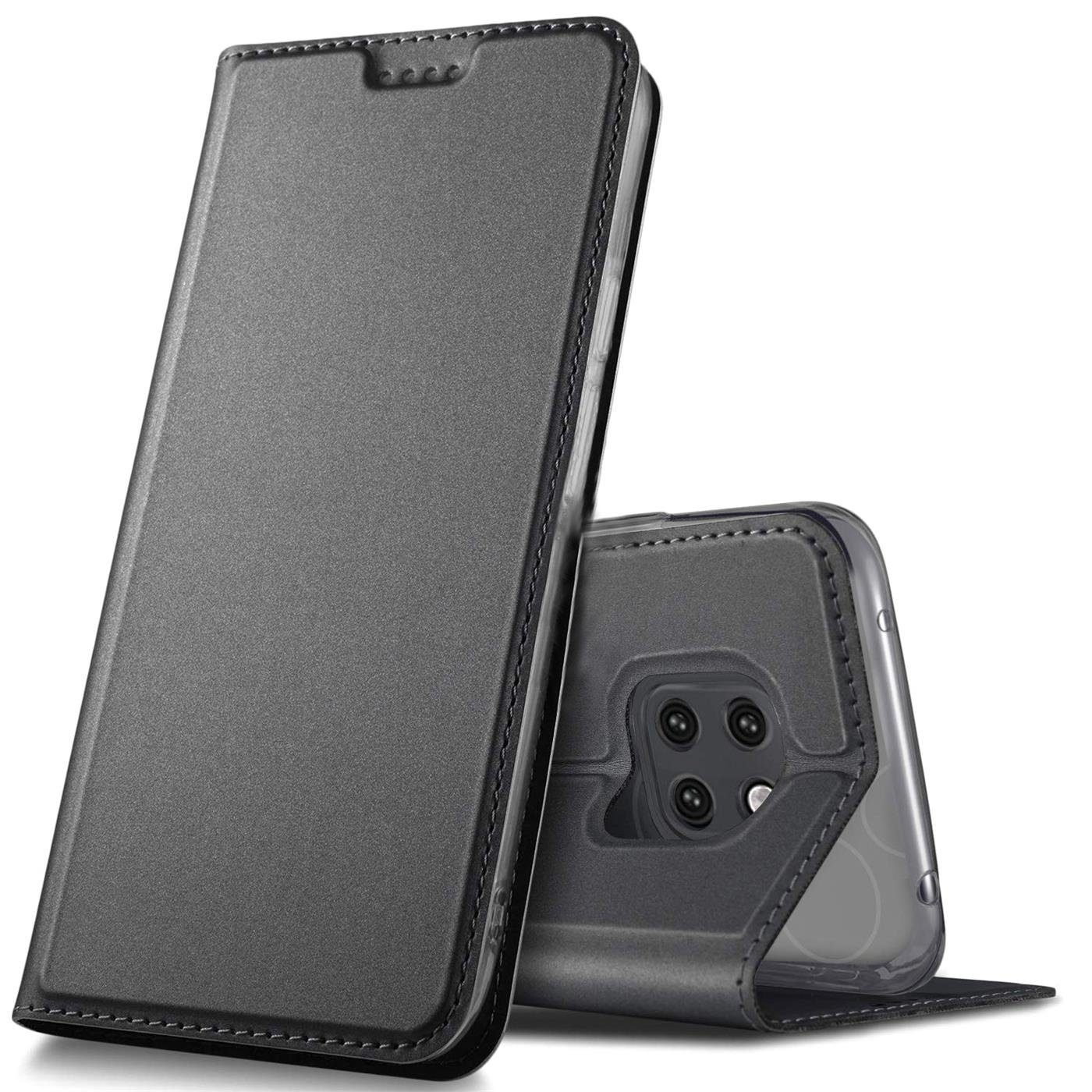CoolGadget Handyhülle Magnet Case Handy Tasche für Huawei Mate 20 Pro 6,4 Zoll, Hülle Klapphülle Ultra Slim Flip Cover für Mate 20 Pro Schutzhülle