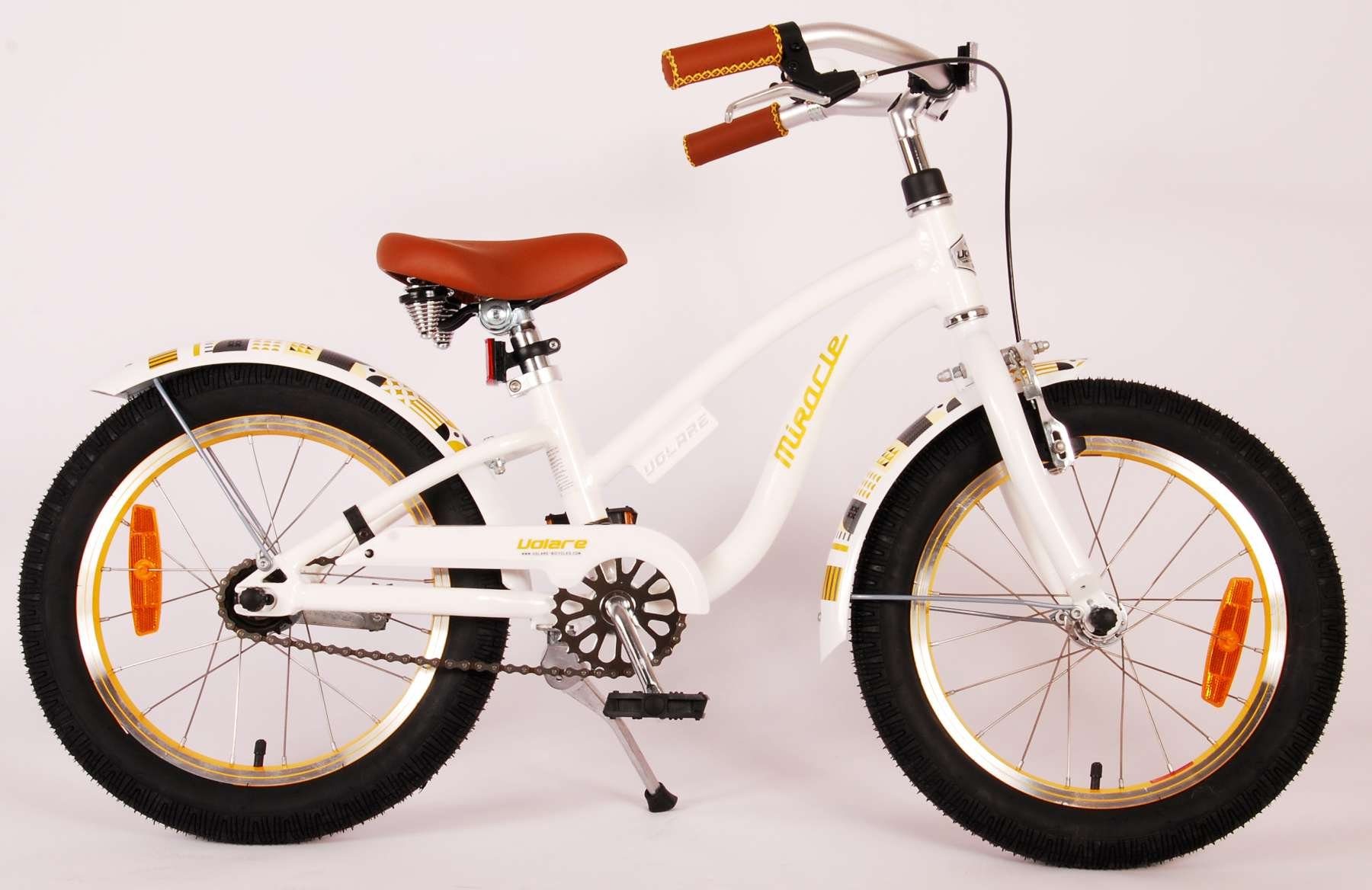 Volare Kinderfahrrad Miracle Cruiser - Mädchen, Prime Collection, bis 115 kg, 14 - 20 Zoll, 85% zusammengebaut, 3,5 - 8 Jahre, Aluminiumfelgen