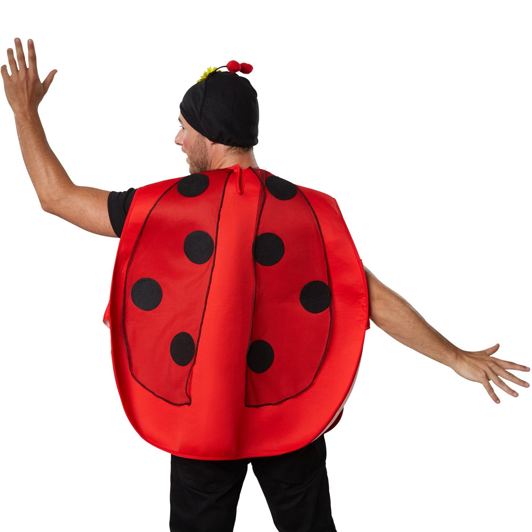 dressforfun Kostüm Unisexkostüm Cartoon Käfer, Poncho in Einheitsgröße